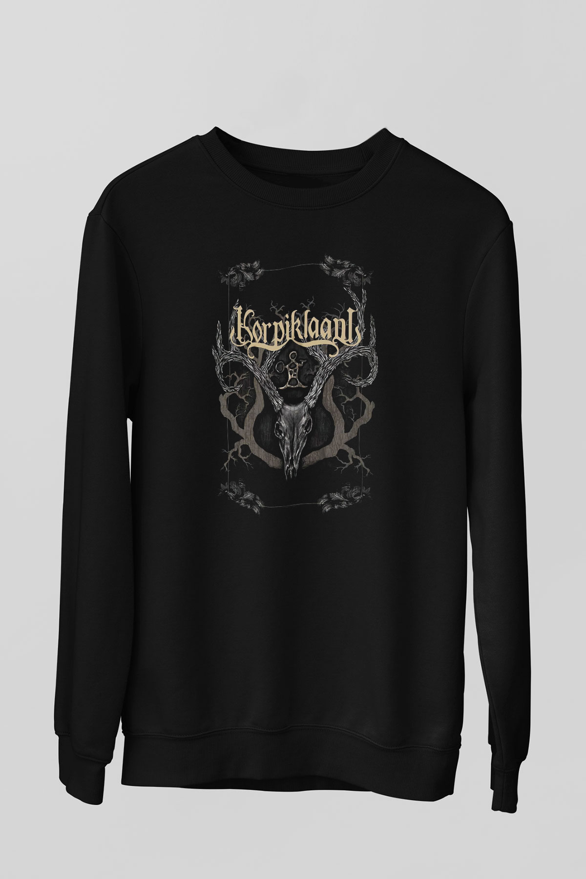 Korpiklaani Siyah Unisex Sweatshirt