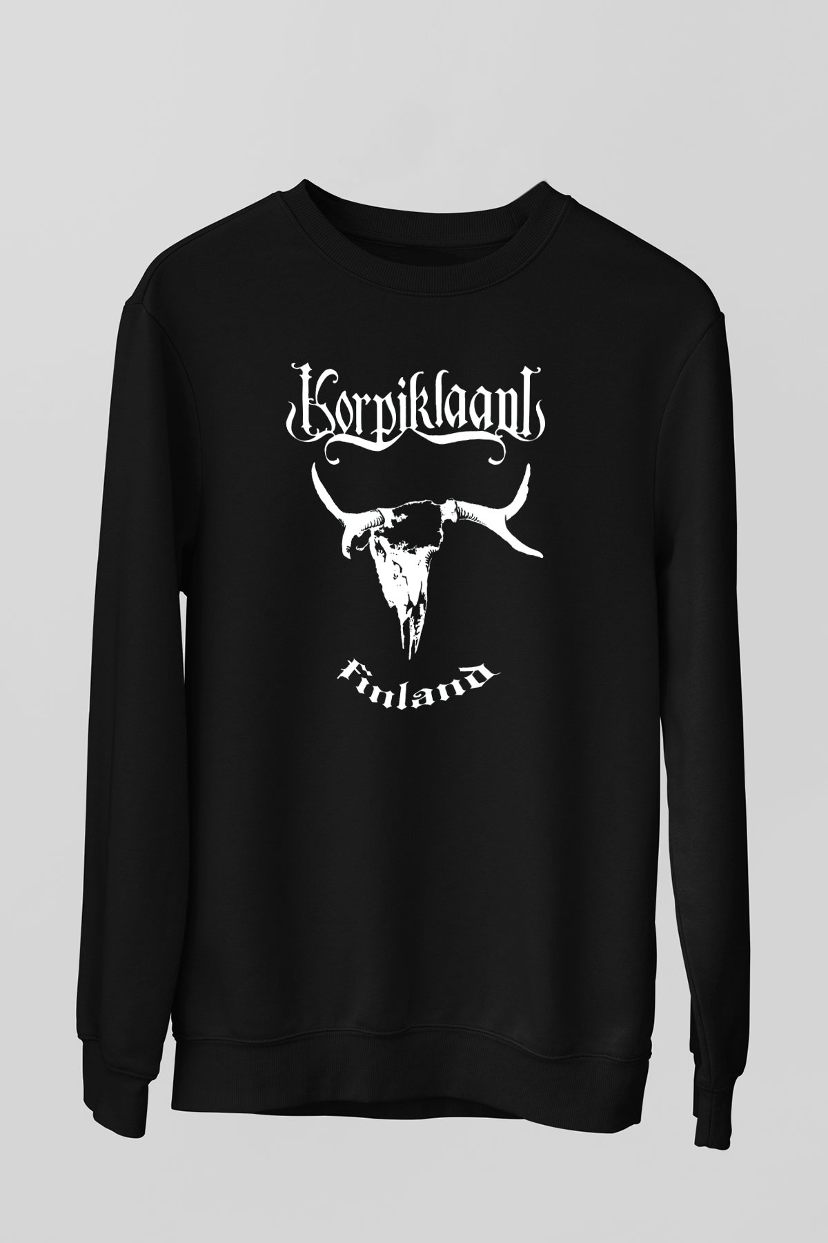 Korpiklaani Siyah Unisex Sweatshirt