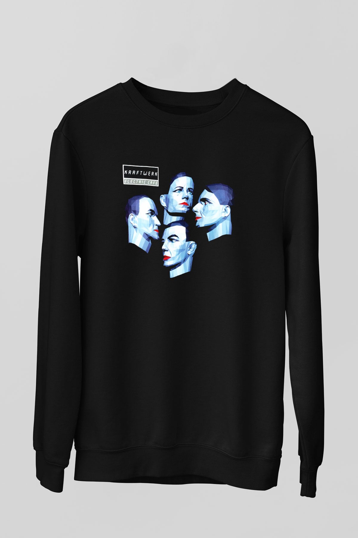 Kraftwerk Siyah Unisex Sweatshirt