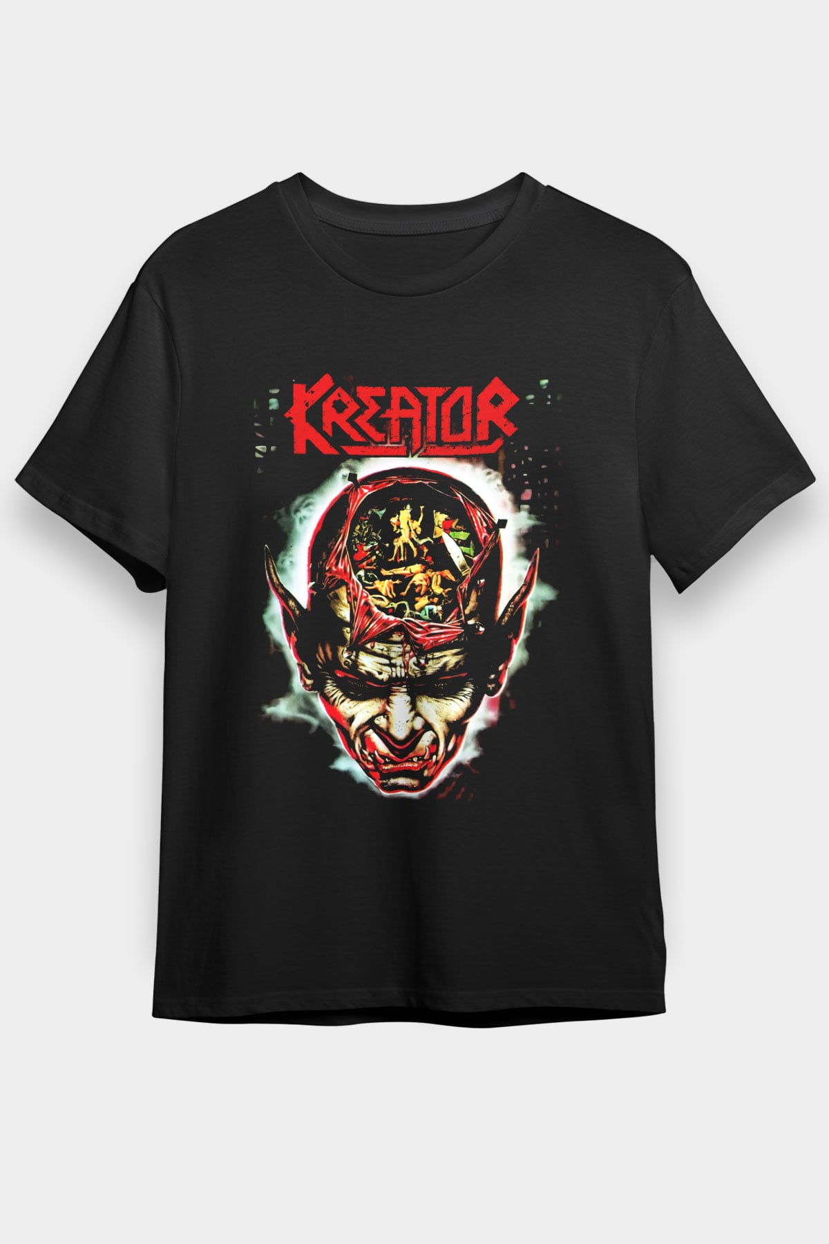 Kreator Siyah Unisex Tişört T-Shirt - TişörtFabrikası