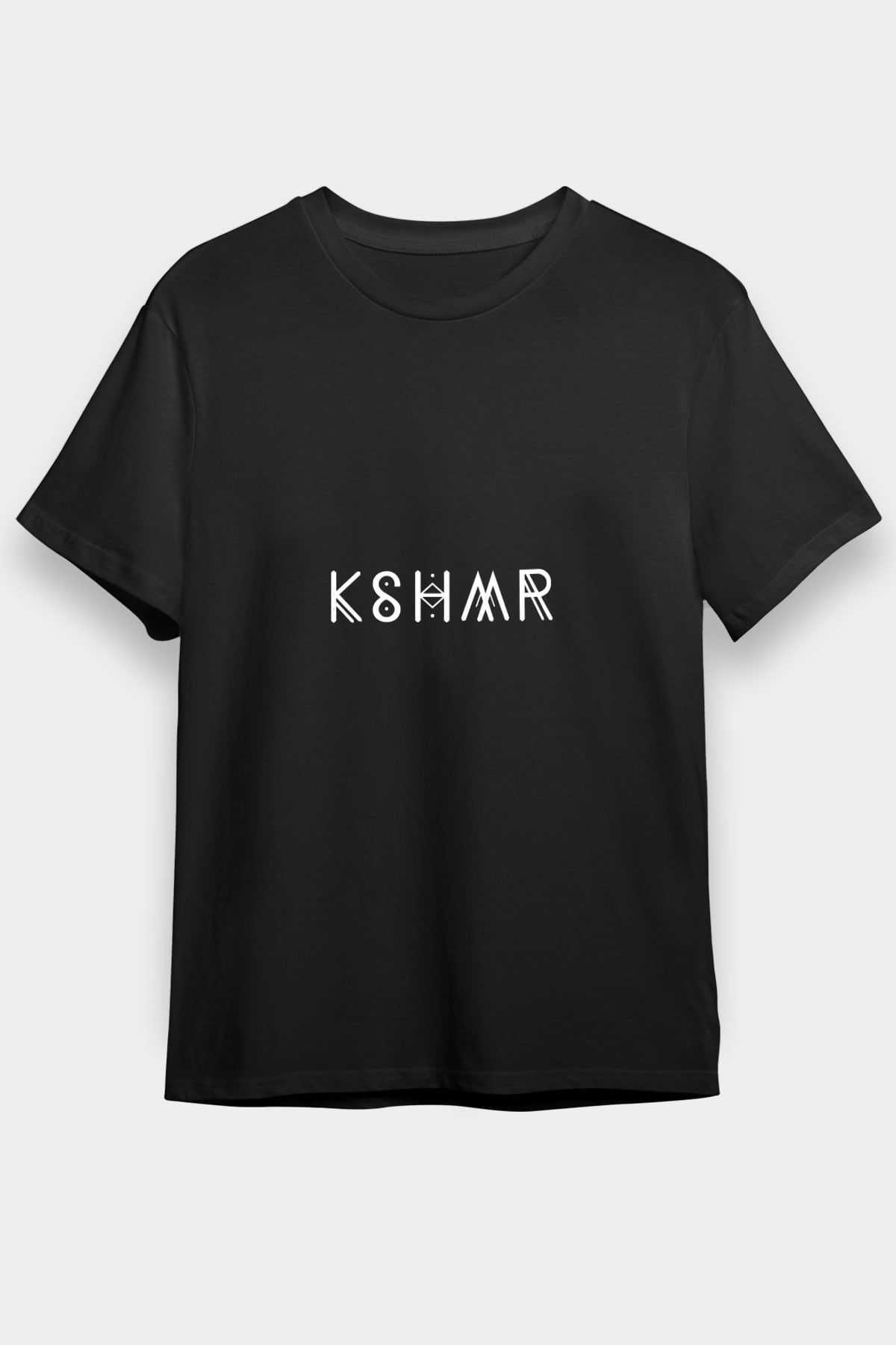 KSHMR Baskılı Unisex Siyah Tişört