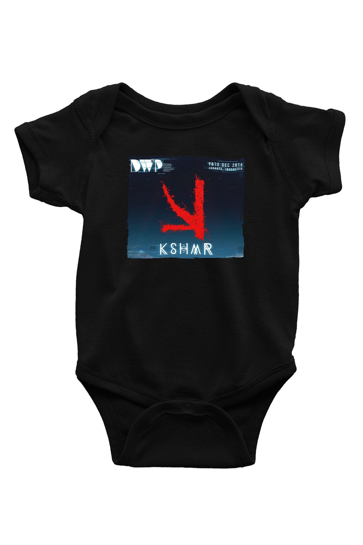 KSHMR Siyah Bebek Body - Zıbın