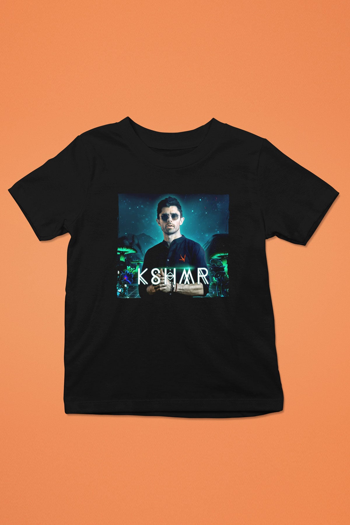 KSHMR Siyah Unisex Çocuk Tişört