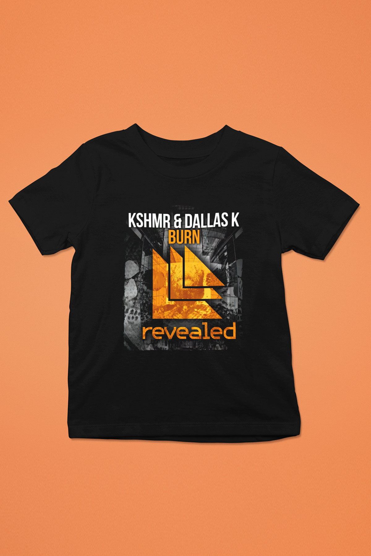 KSHMR Siyah Unisex Çocuk Tişört