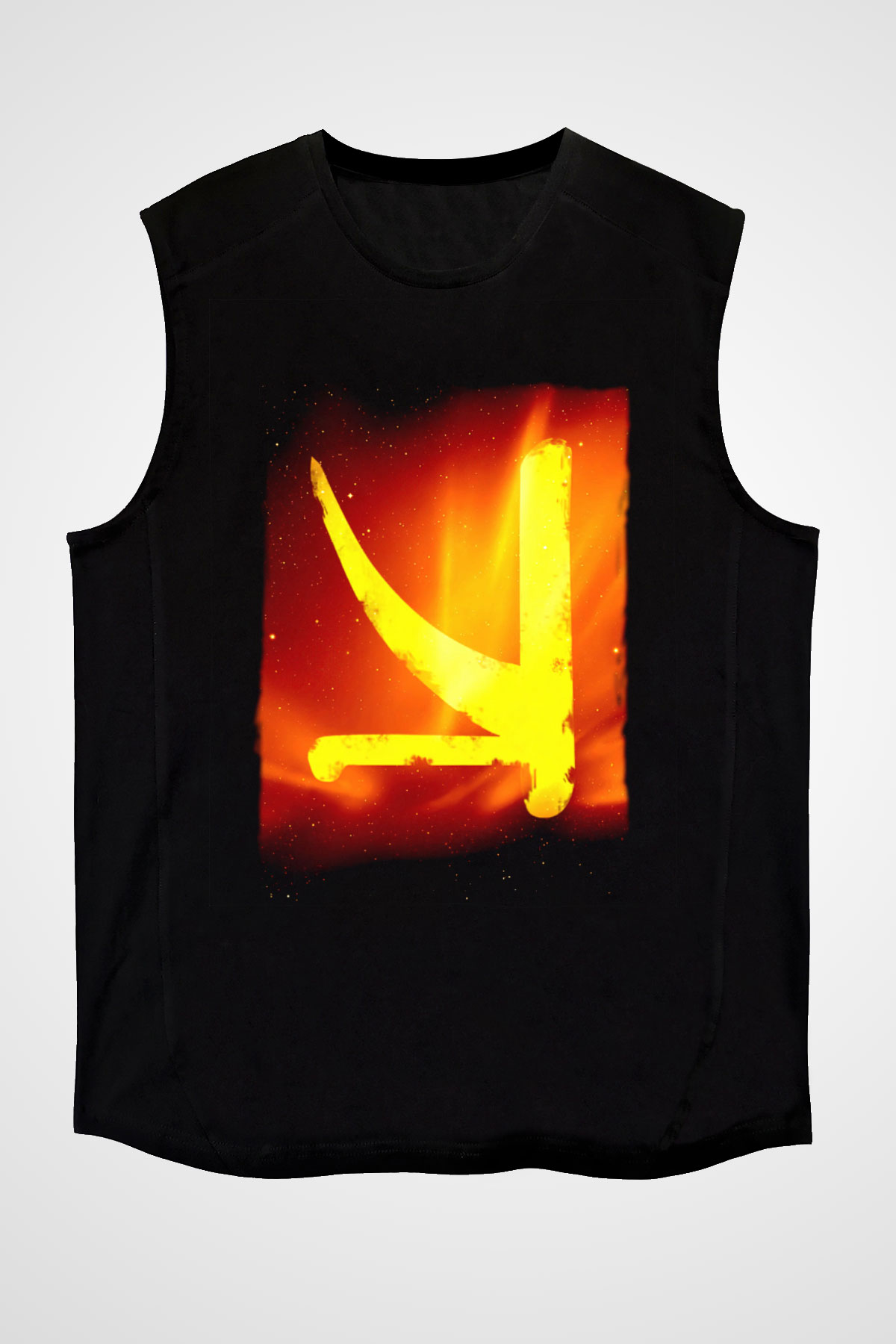 KSHMR Siyah Unisex Kolsuz Tişört