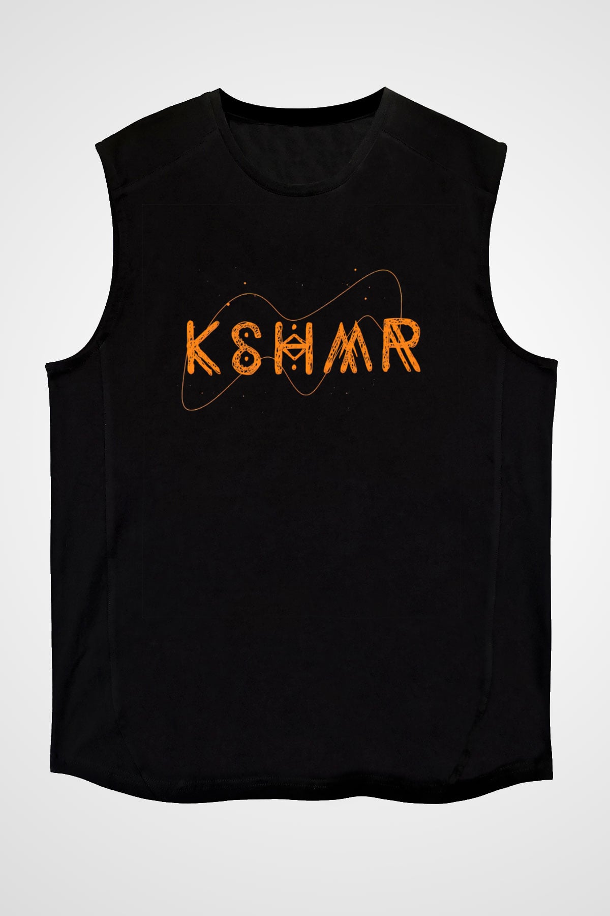 KSHMR Siyah Unisex Kolsuz Tişört