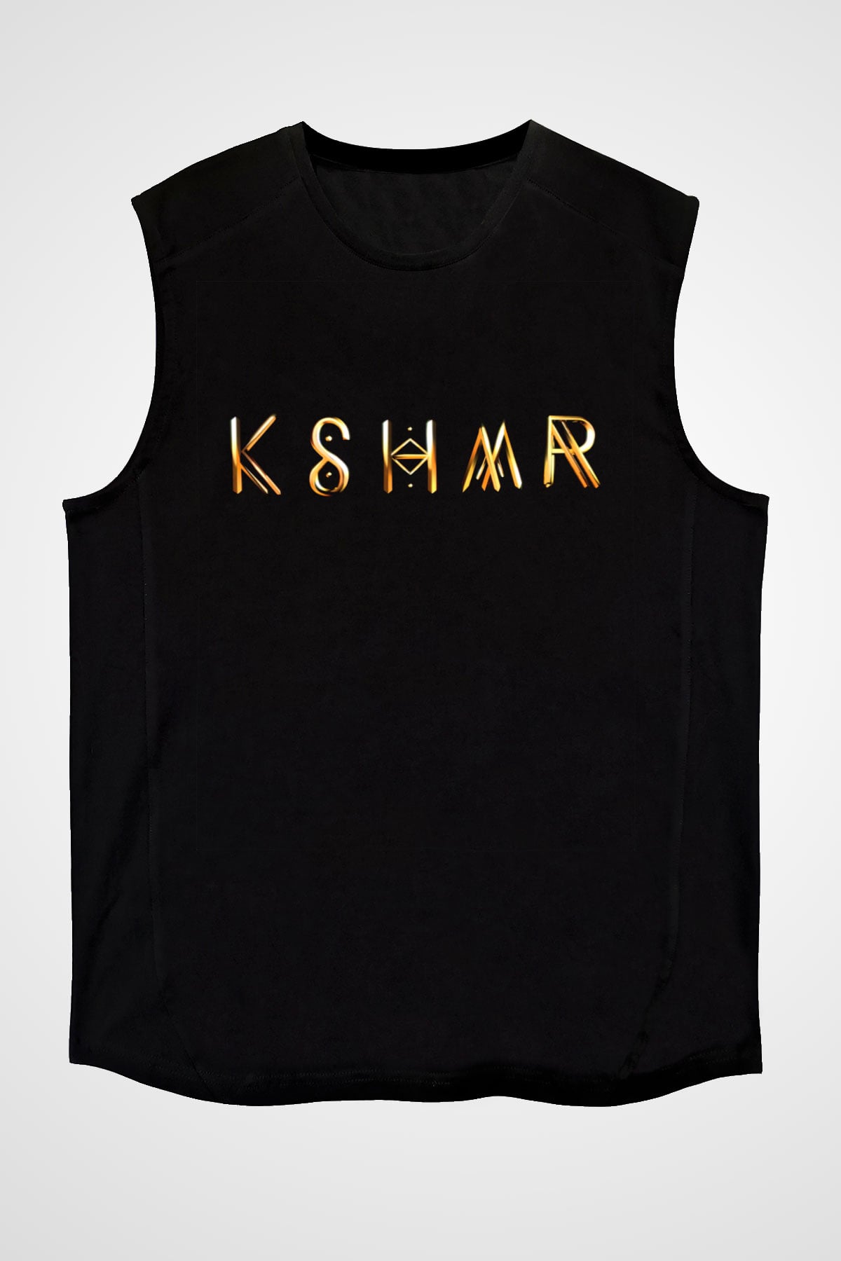 KSHMR Siyah Unisex Kolsuz Tişört