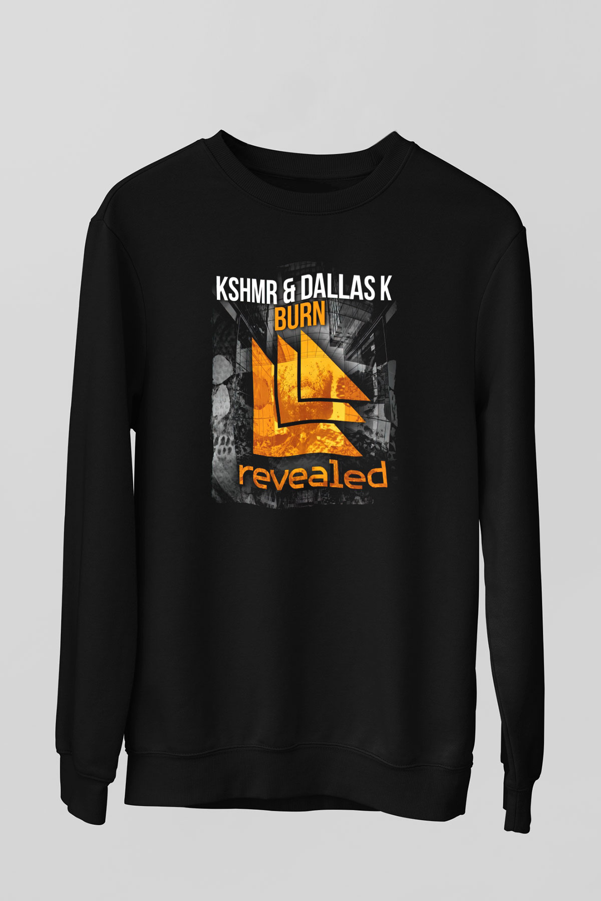 KSHMR Siyah Unisex Sweatshirt