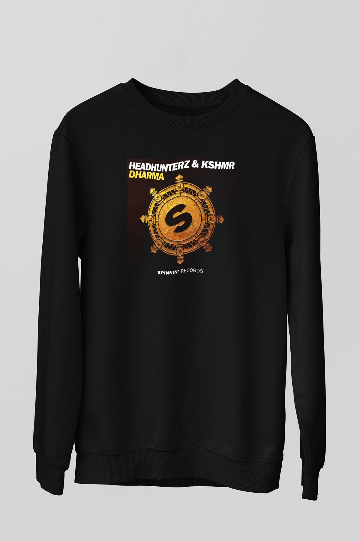 KSHMR Siyah Unisex Sweatshirt