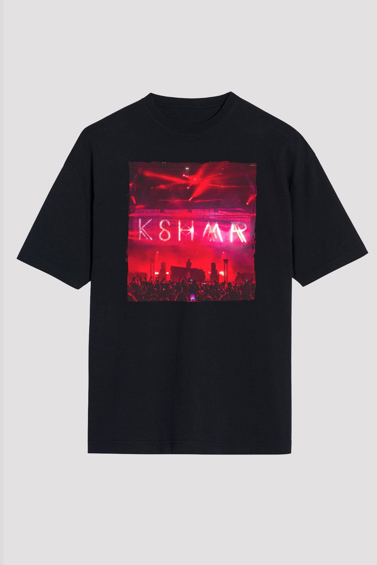 KSHMR Siyah Oversize Tişört Oversize T-shirt - TişörtFabrikası