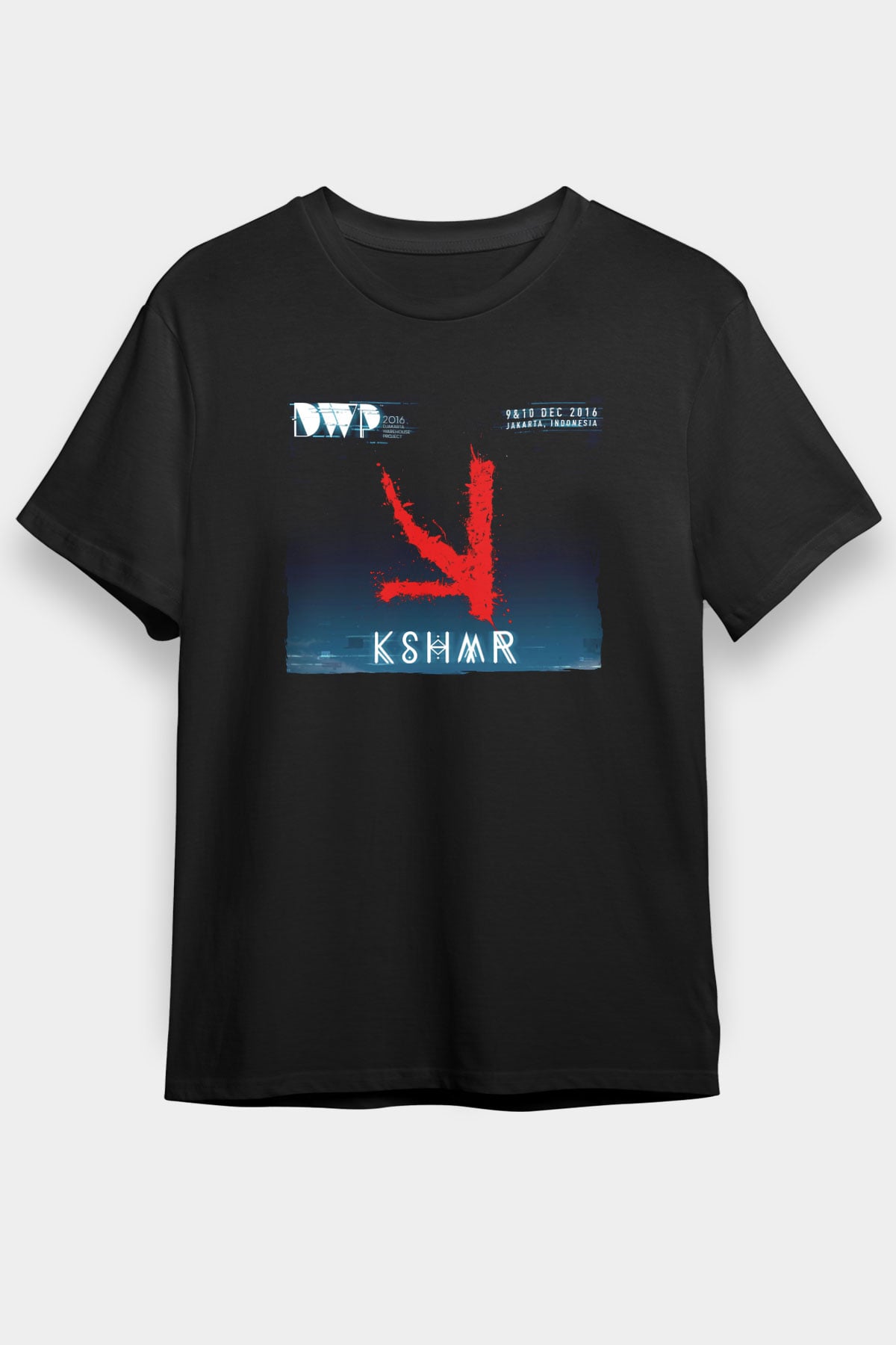 KSHMR Siyah Unisex Tişört T-Shirt - TişörtFabrikası