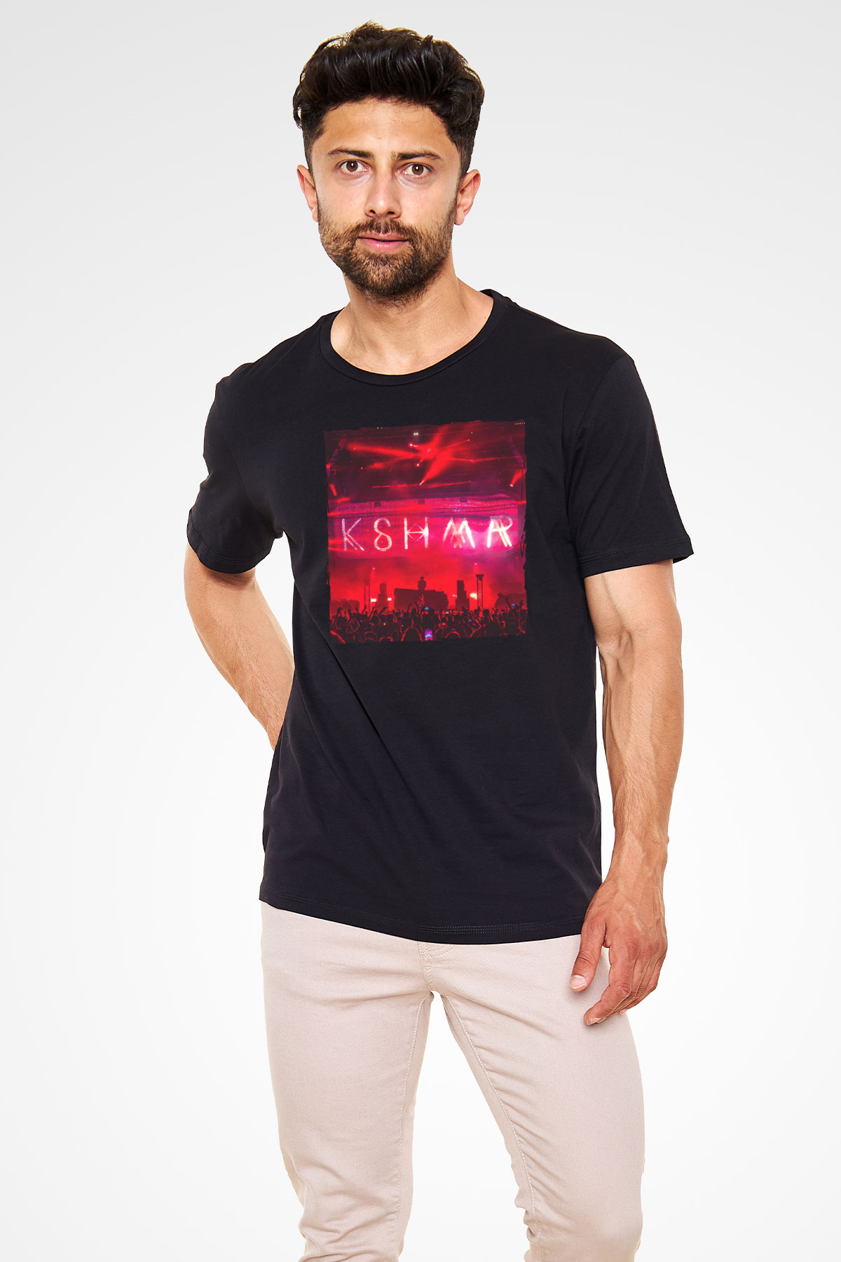 KSHMR Siyah Unisex Tişört T-Shirt - TişörtFabrikası