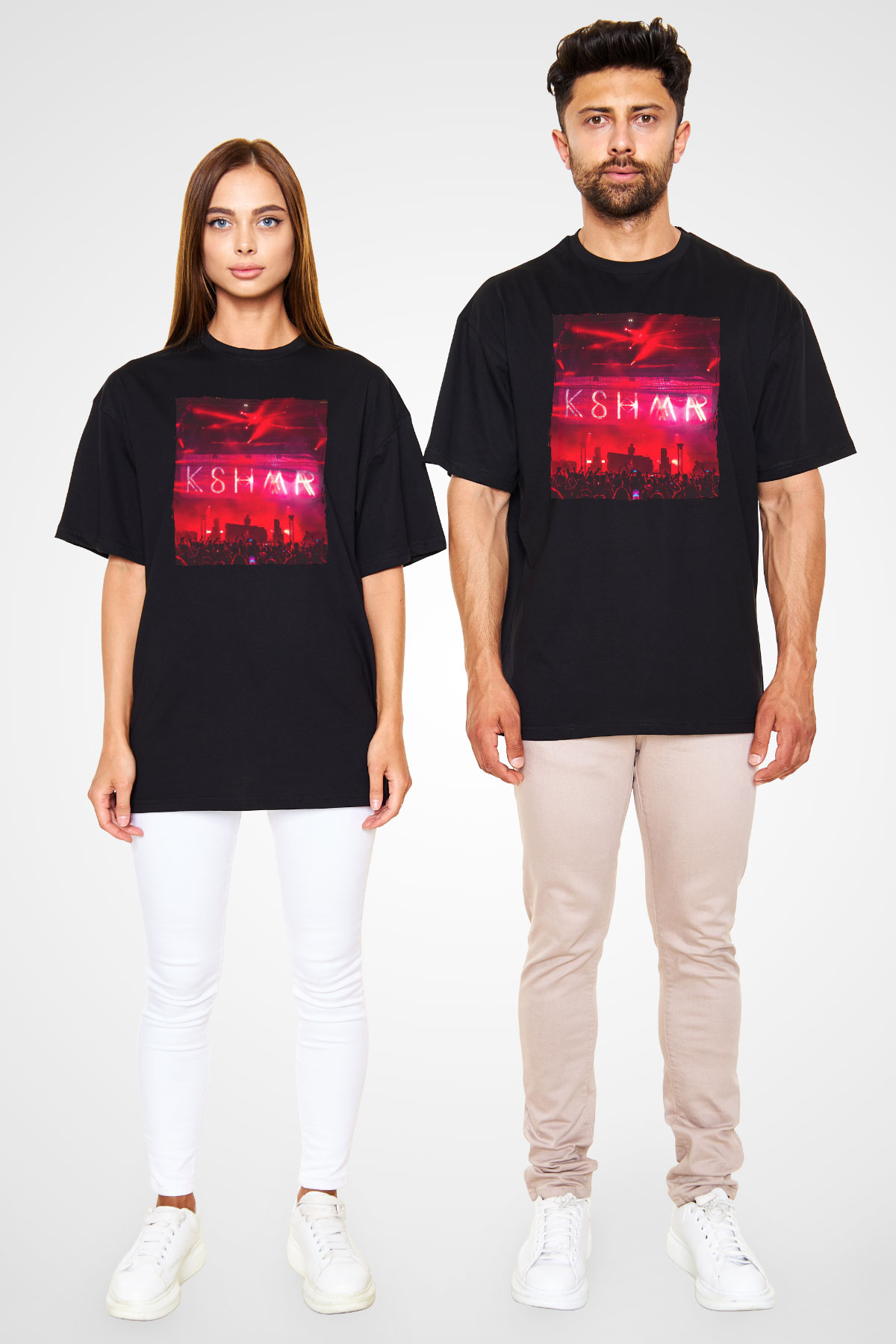 KSHMR Siyah Oversize Tişört Oversize T-shirt - TişörtFabrikası
