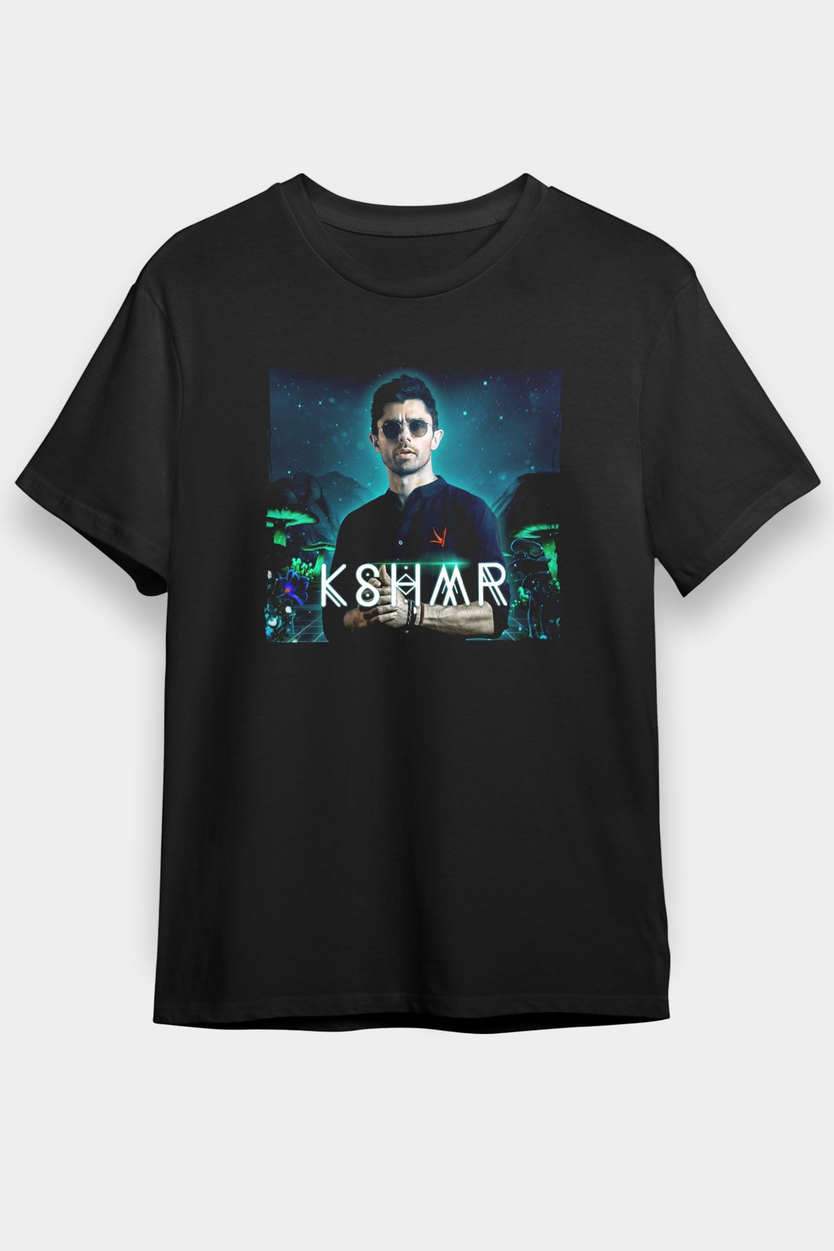KSHMR Siyah Unisex Tişört T-Shirt - TişörtFabrikası
