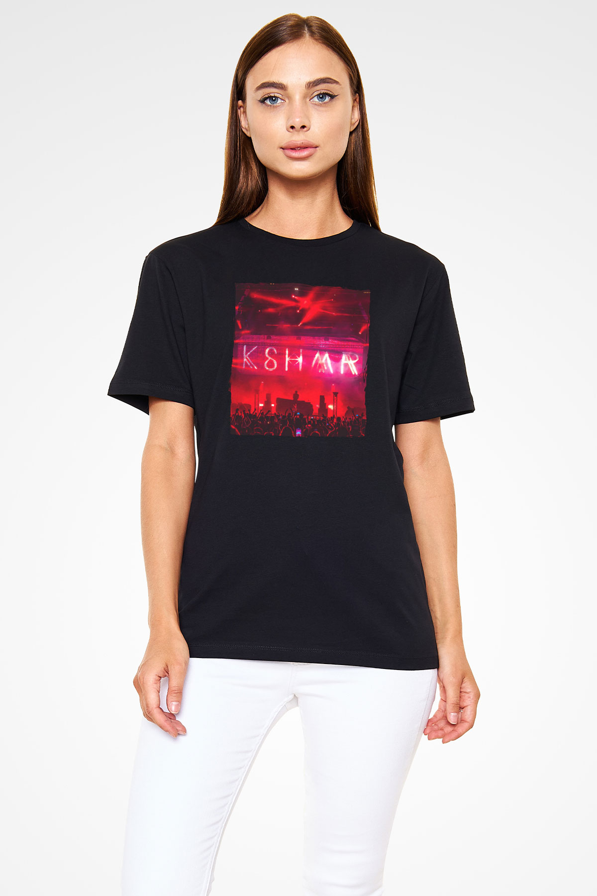 KSHMR Siyah Unisex Tişört T-Shirt - TişörtFabrikası