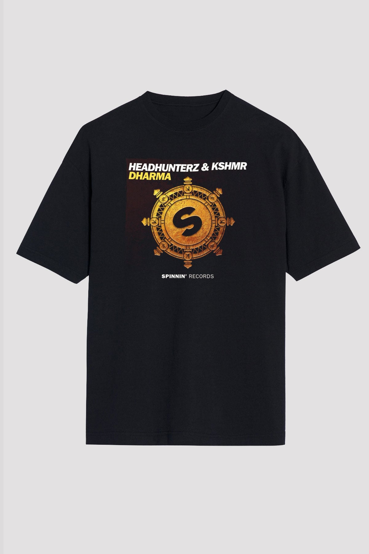 KSHMR Siyah Oversize Tişört Oversize T-shirt - TişörtFabrikası