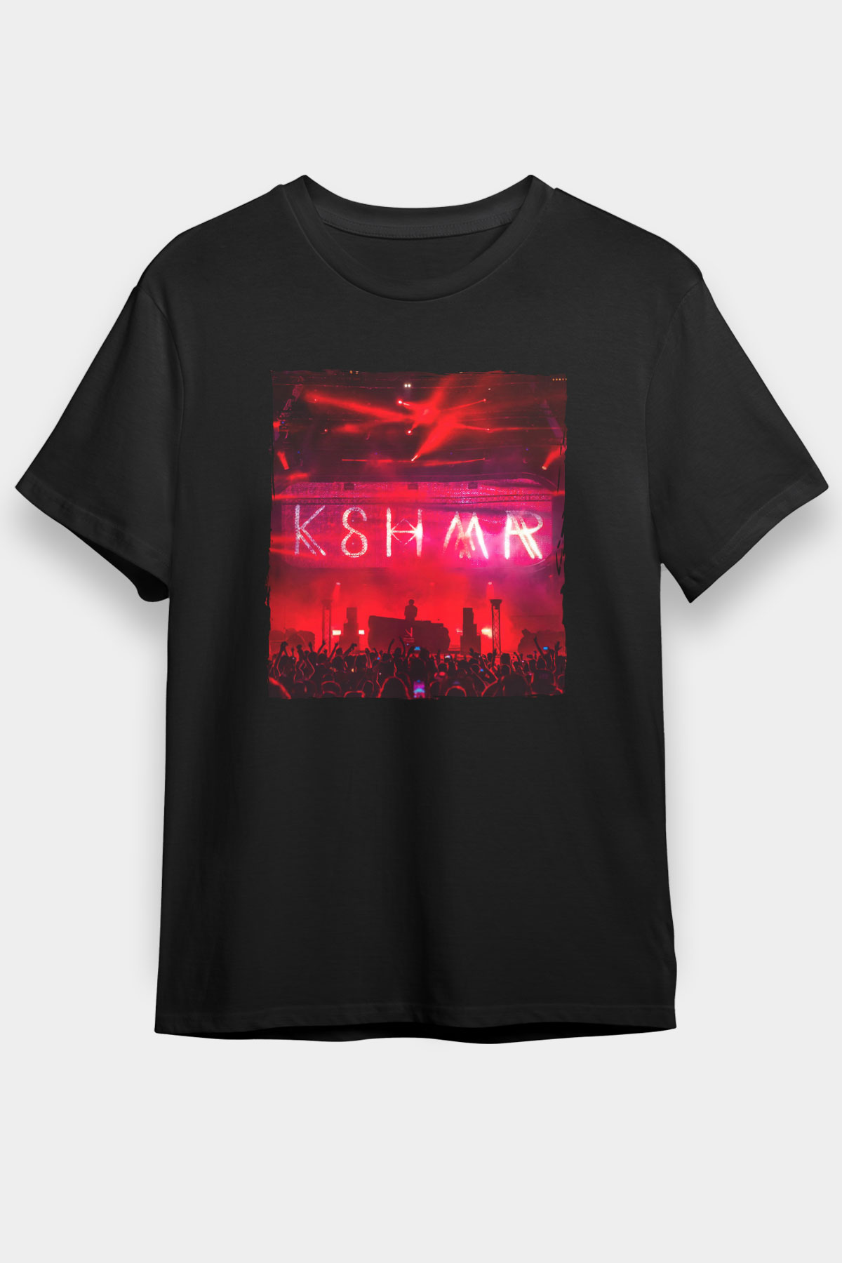 KSHMR Siyah Unisex Tişört T-Shirt - TişörtFabrikası