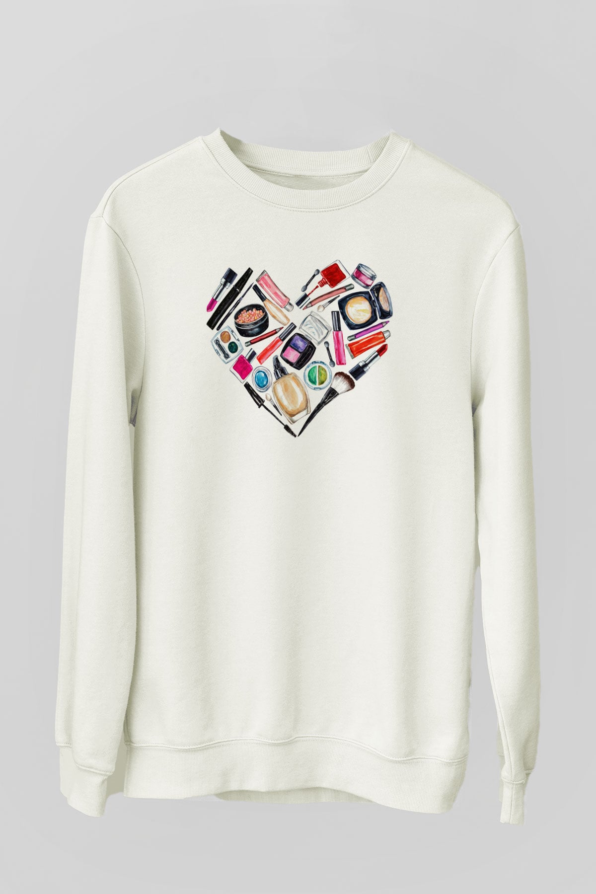 Kuaför Beyaz Unisex Sweatshirt