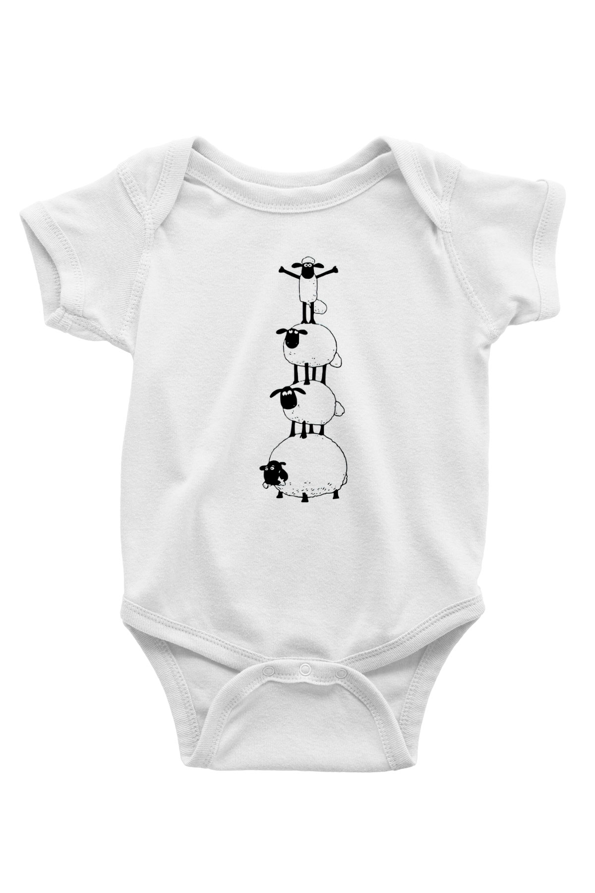Kurban Bayramı Baskılı Beyaz Unisex Bebek Body - Zıbın