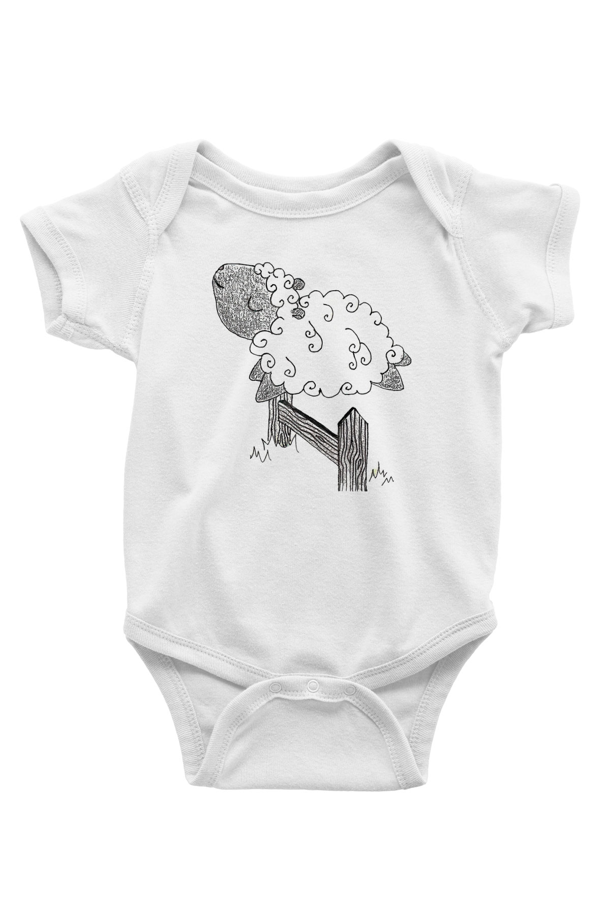 Kurban Bayramı Baskılı Beyaz Unisex Bebek Body - Zıbın
