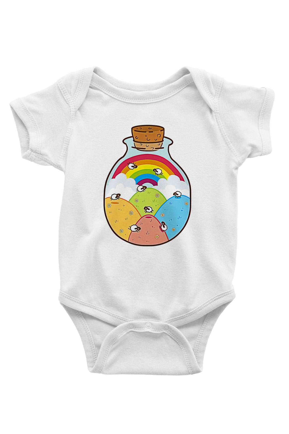 Kurban Bayramı Baskılı Beyaz Unisex Bebek Body - Zıbın