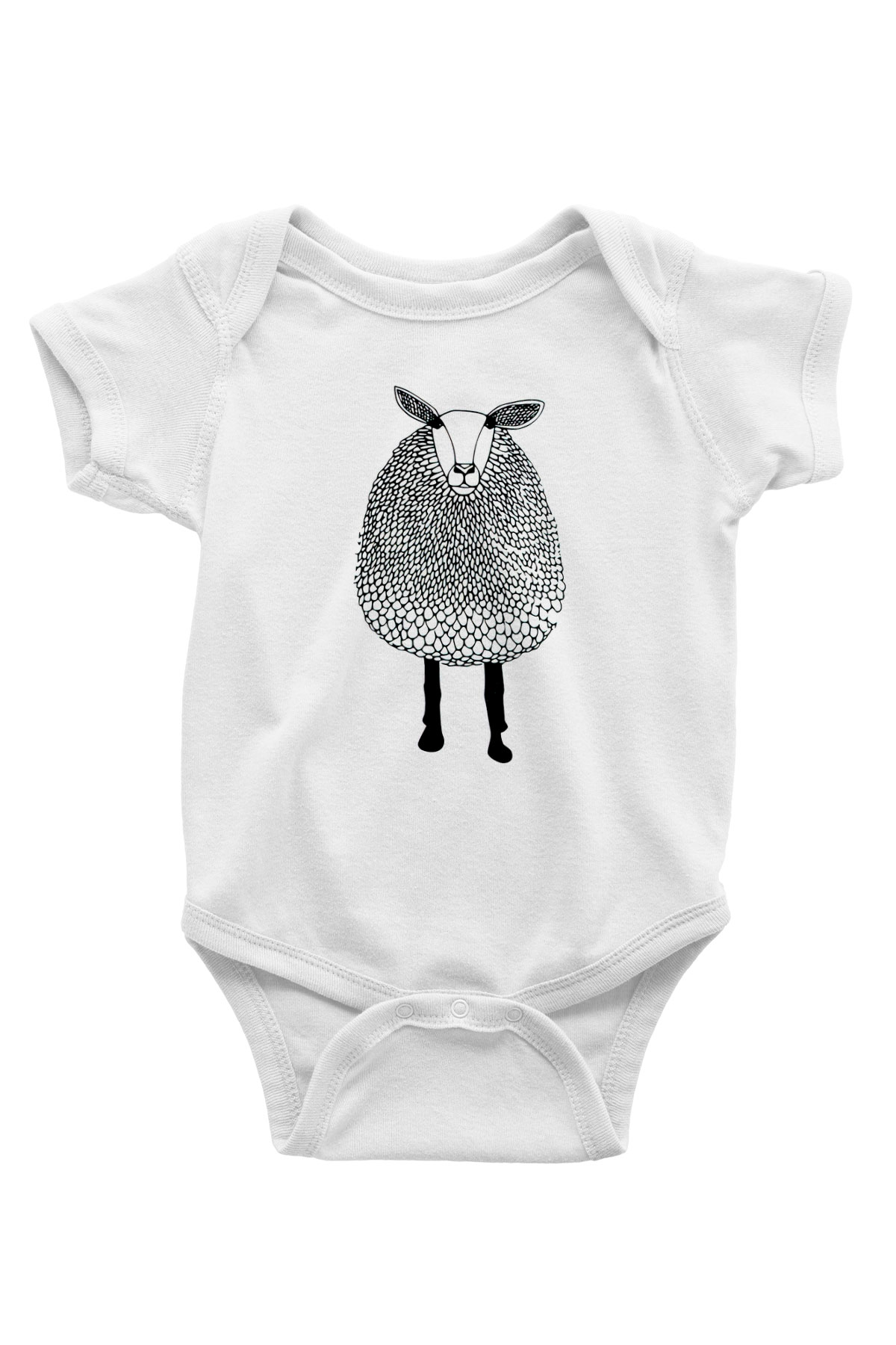 Kurban Bayramı Baskılı Beyaz Unisex Bebek Body - Zıbın