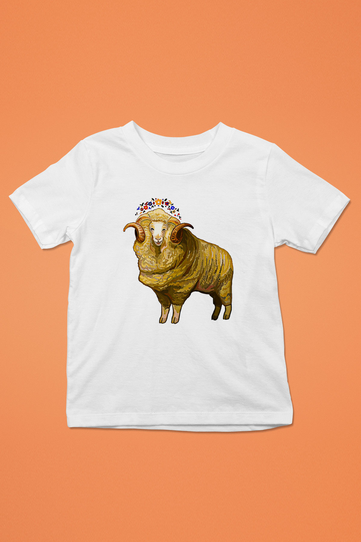 Kurban Bayramı Baskılı Beyaz Unisex Beyaz Çocuk Tişört - Tshirt