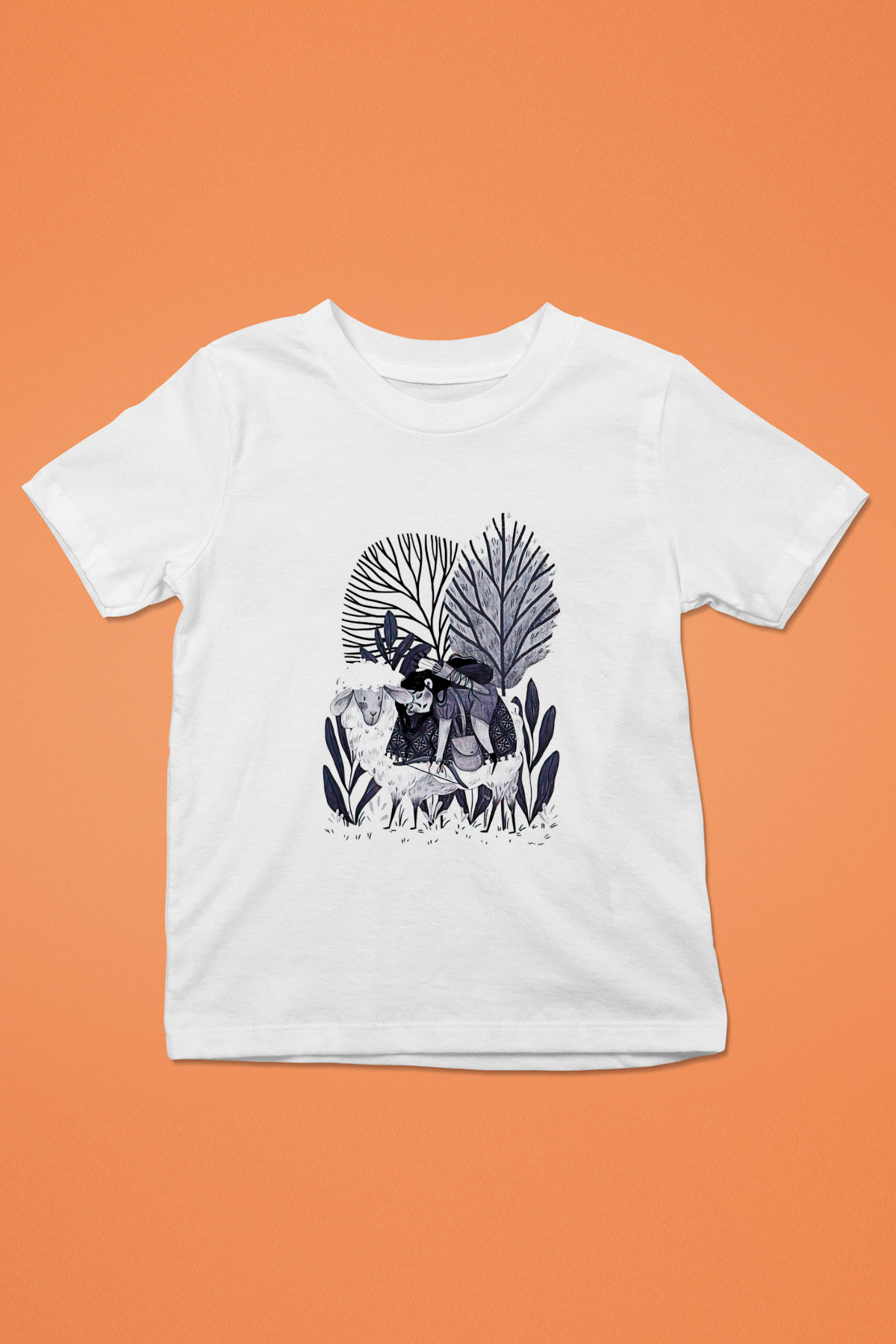 Kurban Bayramı Baskılı Beyaz Unisex Beyaz Çocuk Tişört - Tshirt