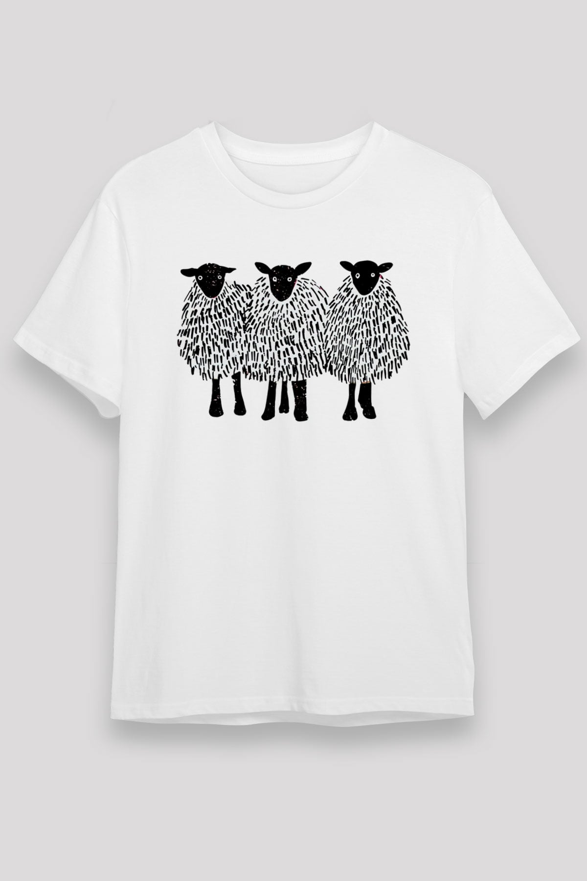 Kurban Bayramı Baskılı Unisex Beyaz Tişört - Tshirt