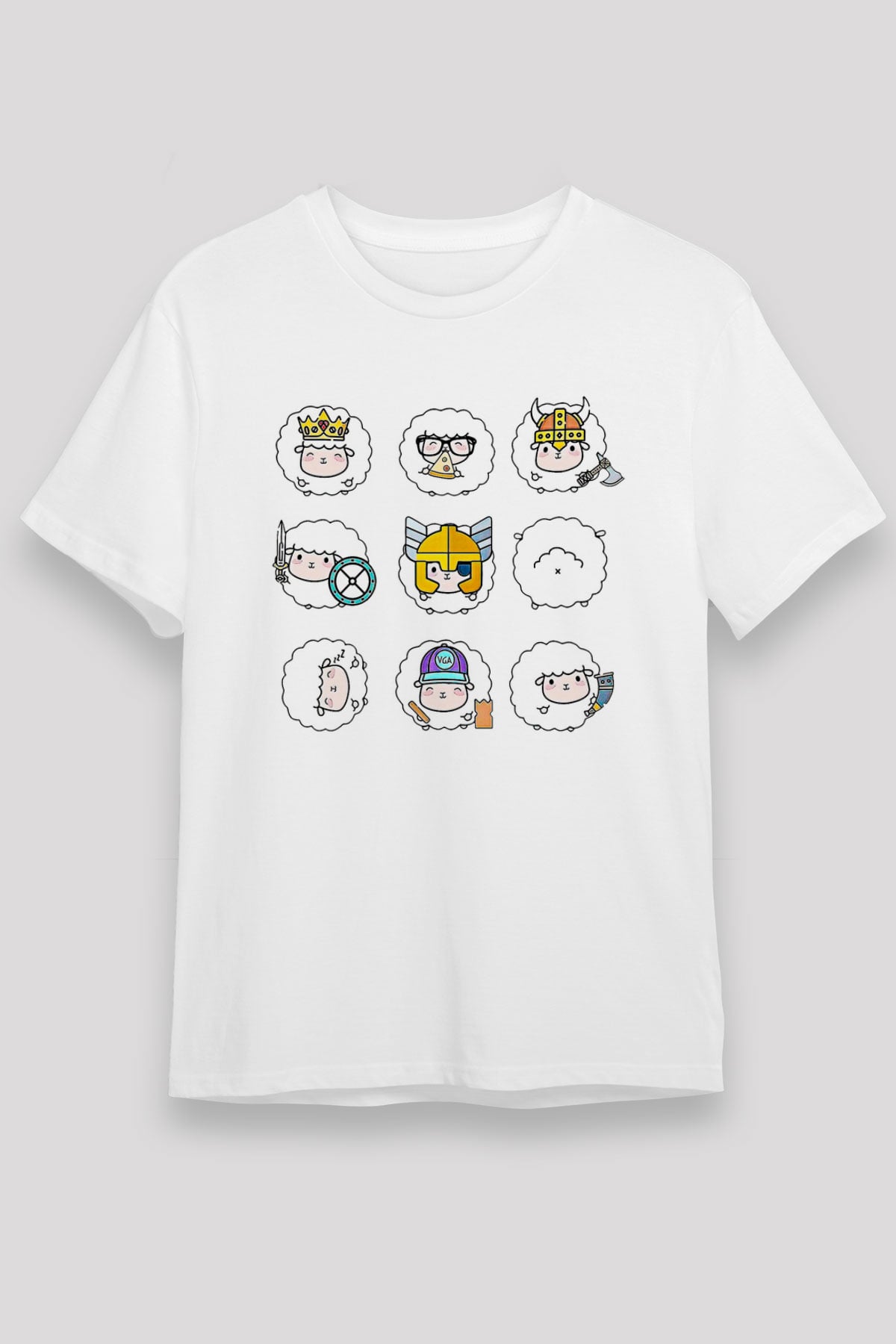 Kurban Bayramı Baskılı Unisex Beyaz Tişört - Tshirt
