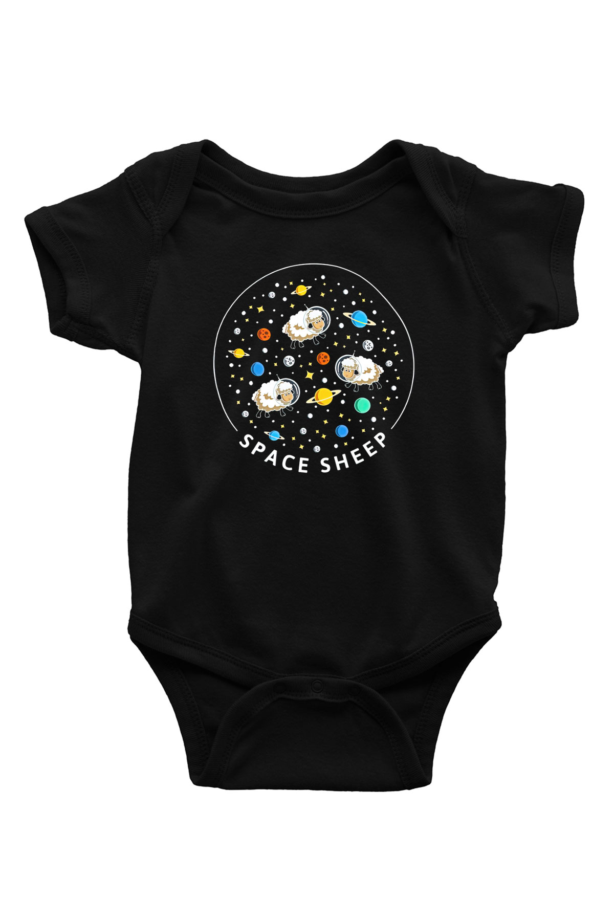 Kurban Bayramı Baskılı Unisex Siyah Bebek Body - Zıbın