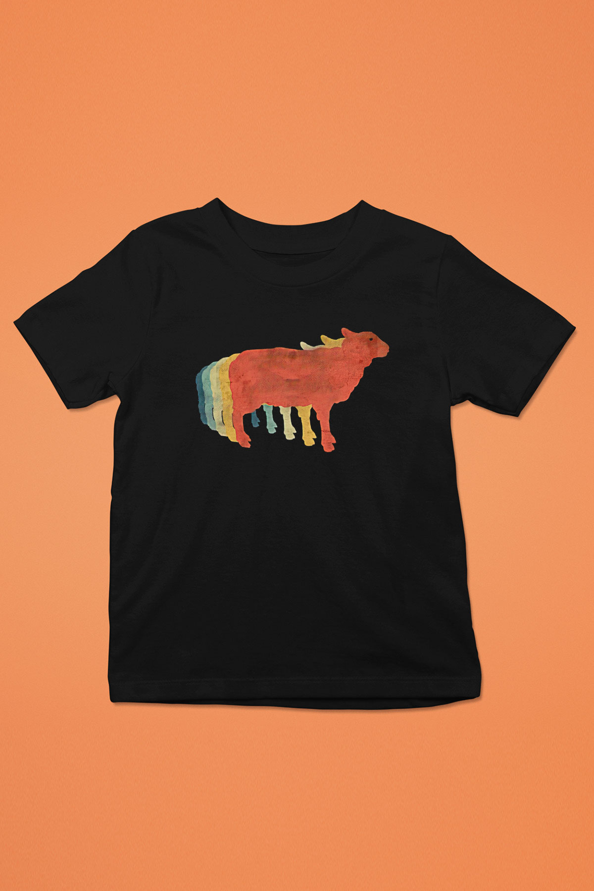 Kurban Bayramı Baskılı Unisex Siyah Çocuk Tişört - Tshirt
