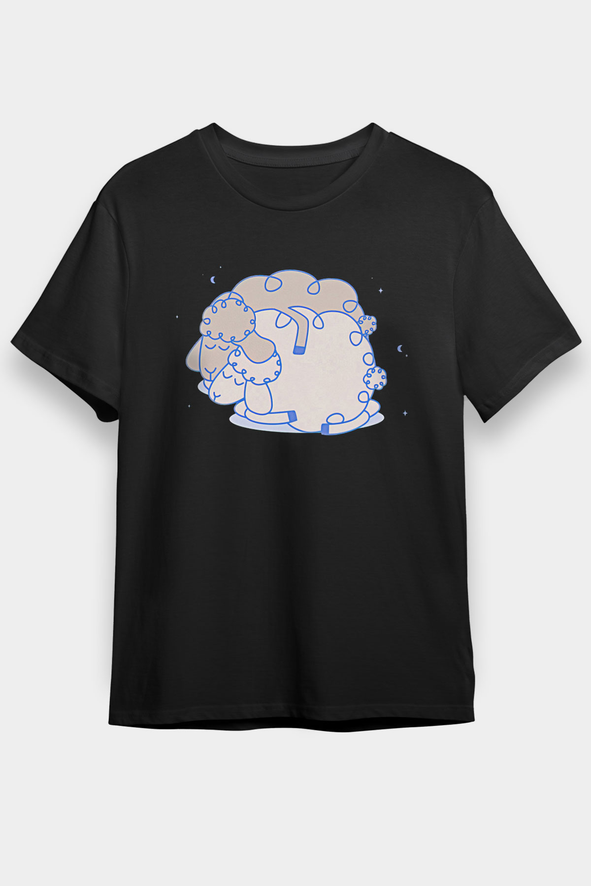 Kurban Bayramı Baskılı Unisex Siyah Tişört - Tshirt