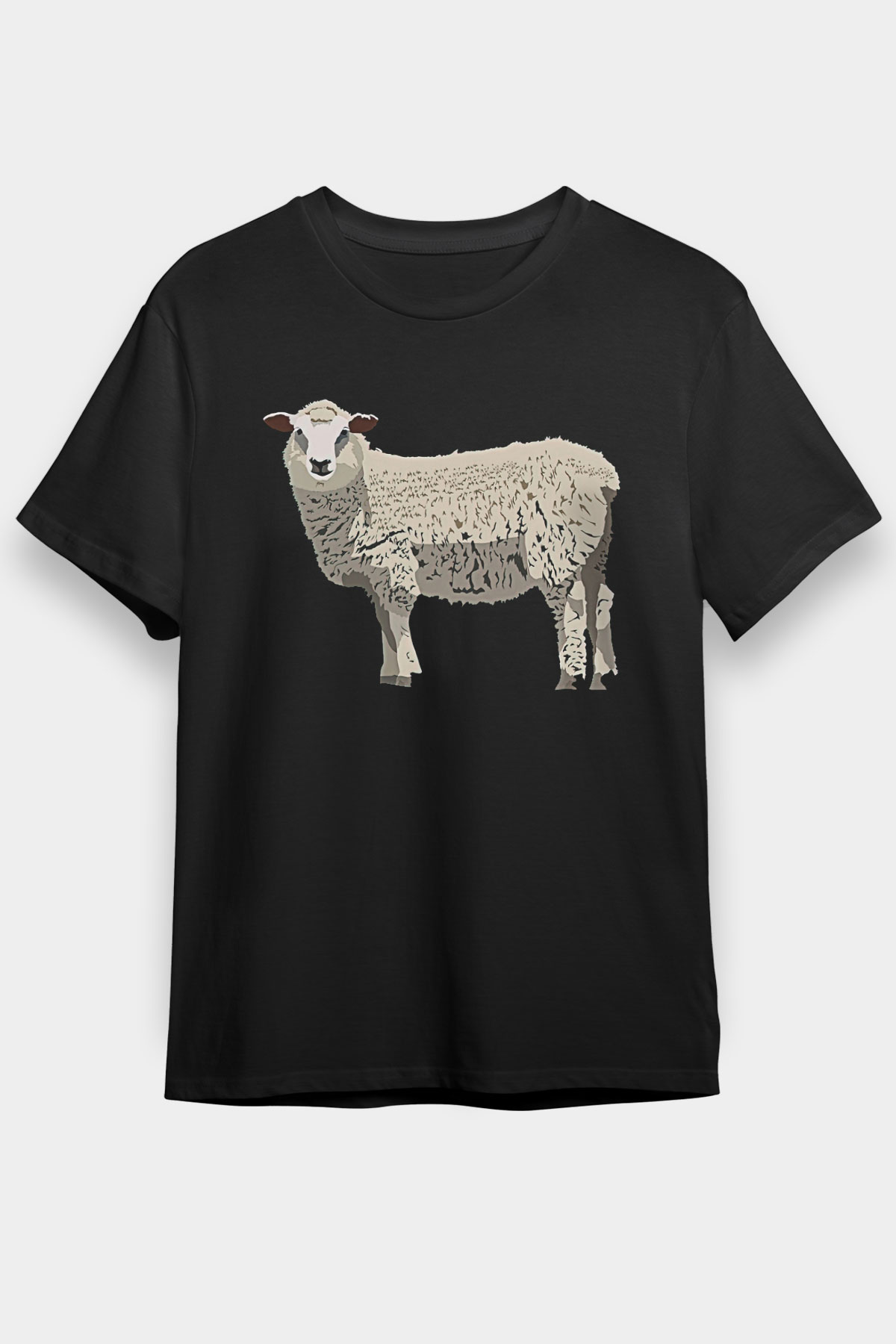 Kurban Bayramı Baskılı Unisex Siyah Tişört - Tshirt