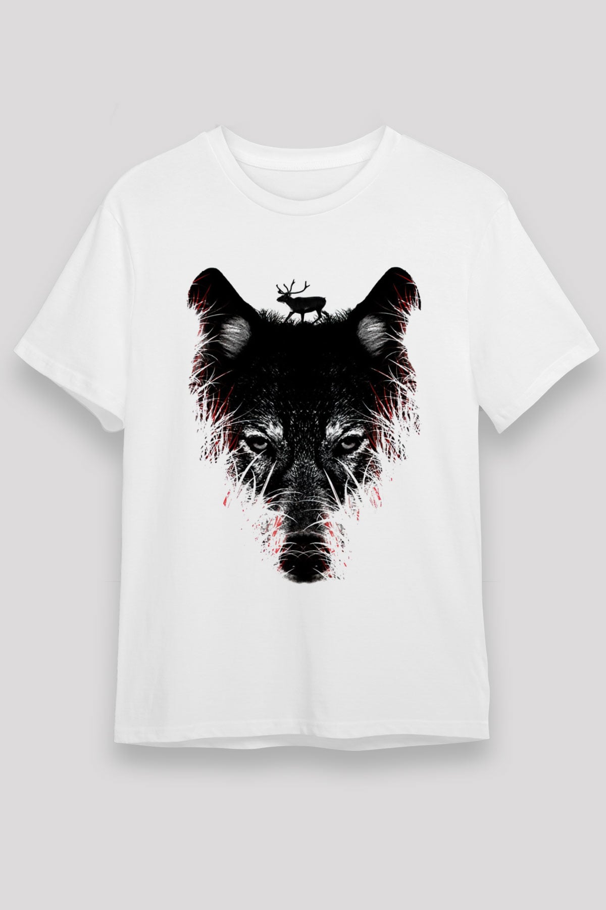 Kurt Beyaz Unisex Tişört T-Shirt - TişörtFabrikası