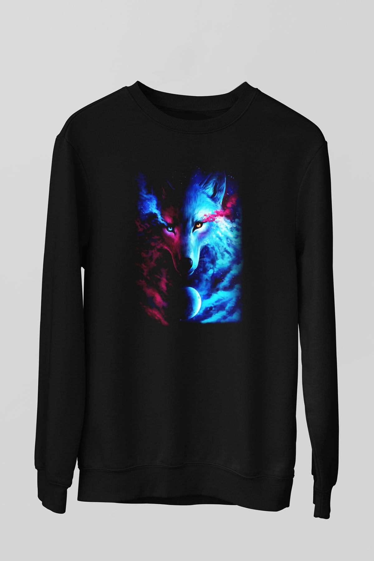 Kurt Siyah Unisex Sweatshirt