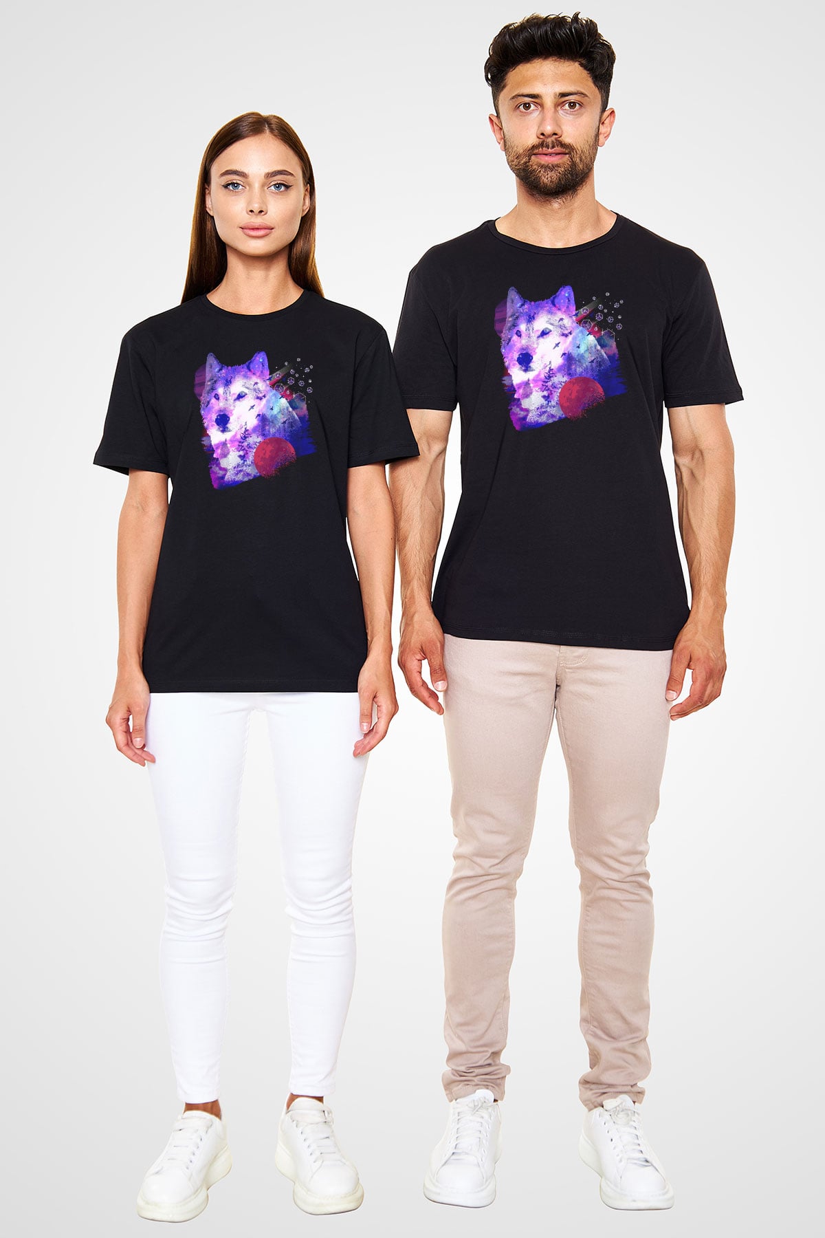 Kurt Siyah Unisex Tişört T-Shirt - TişörtFabrikası