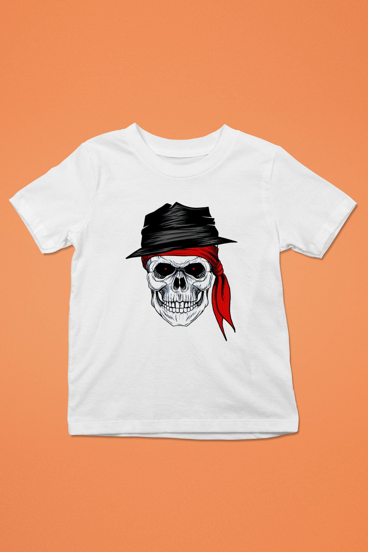 Kuru Kafa Baskılı Unisex Beyaz  Çocuk Tişört