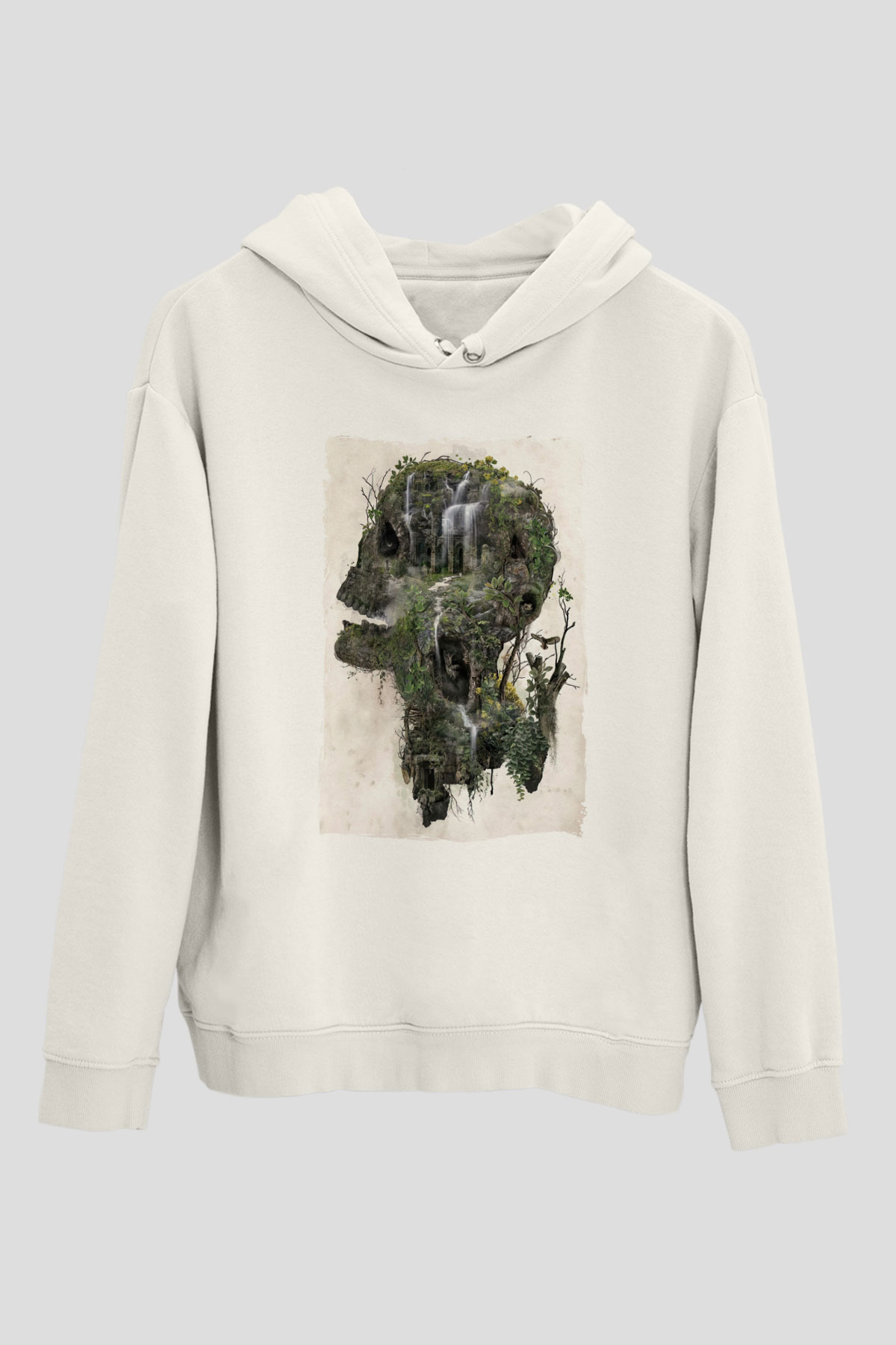 Kuru Kafa OrmanıBeyaz  Unisex Hoodie