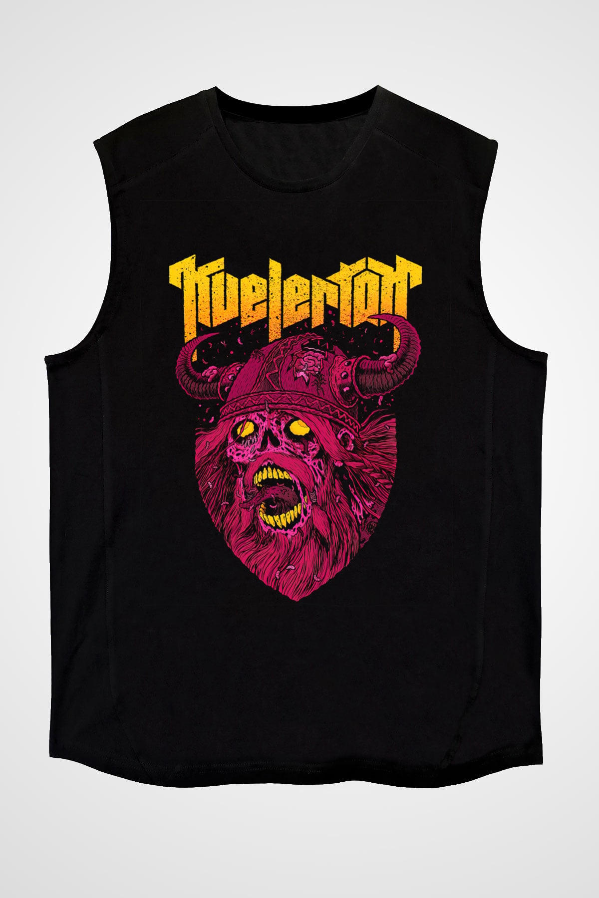 Kvelertak Siyah Unisex Kolsuz Tişört