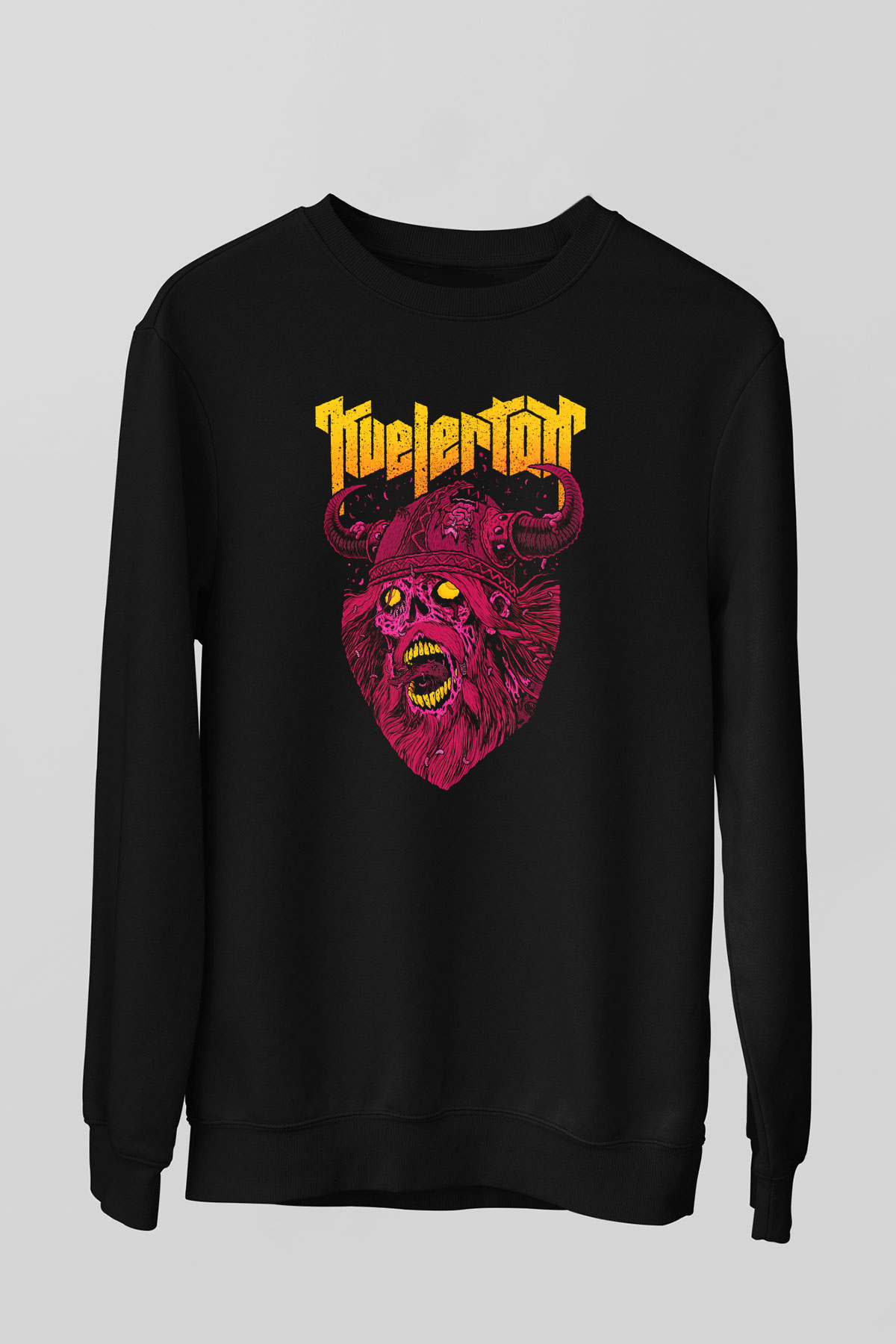 Kvelertak Siyah Unisex Sweatshirt