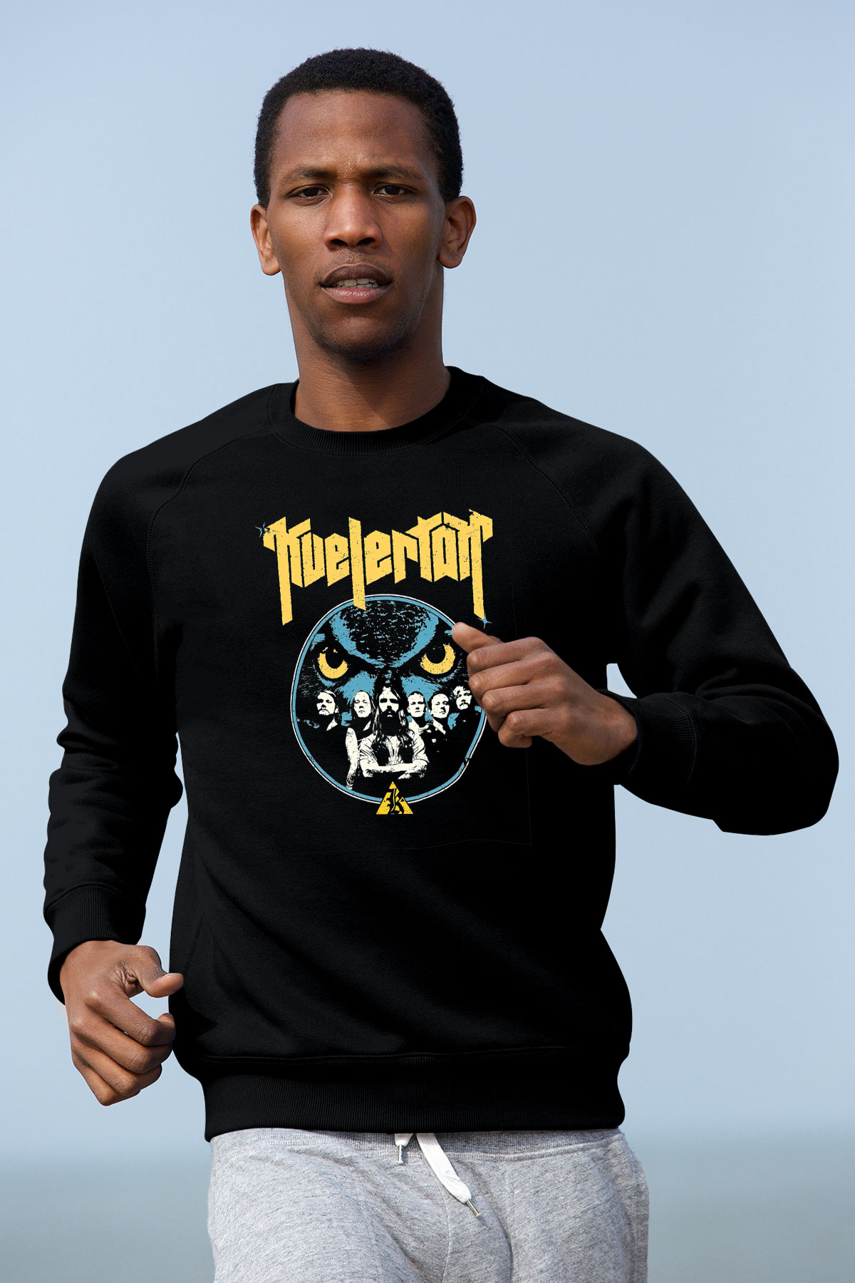 Kvelertak Siyah Unisex Sweatshirt