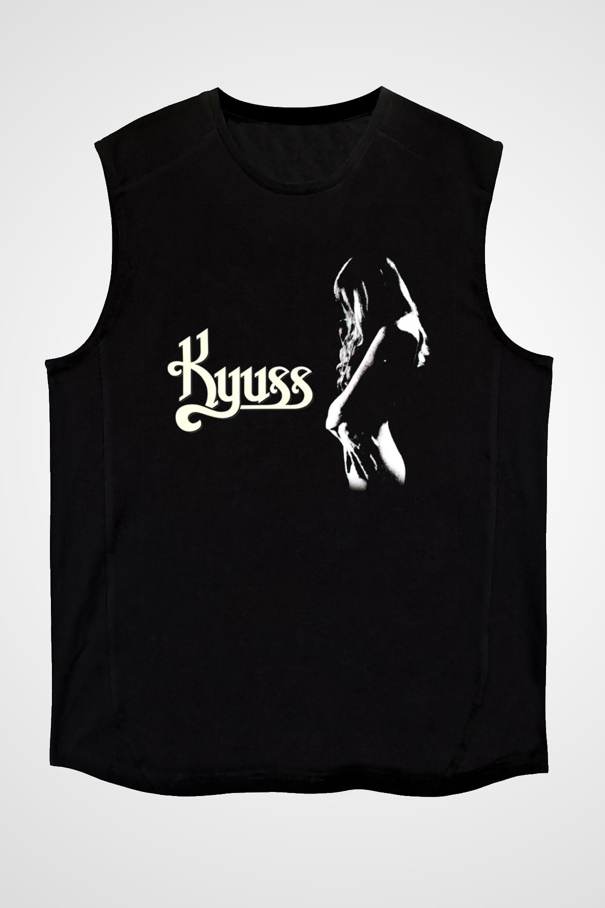 Kyuss Siyah Unisex Kolsuz Tişört