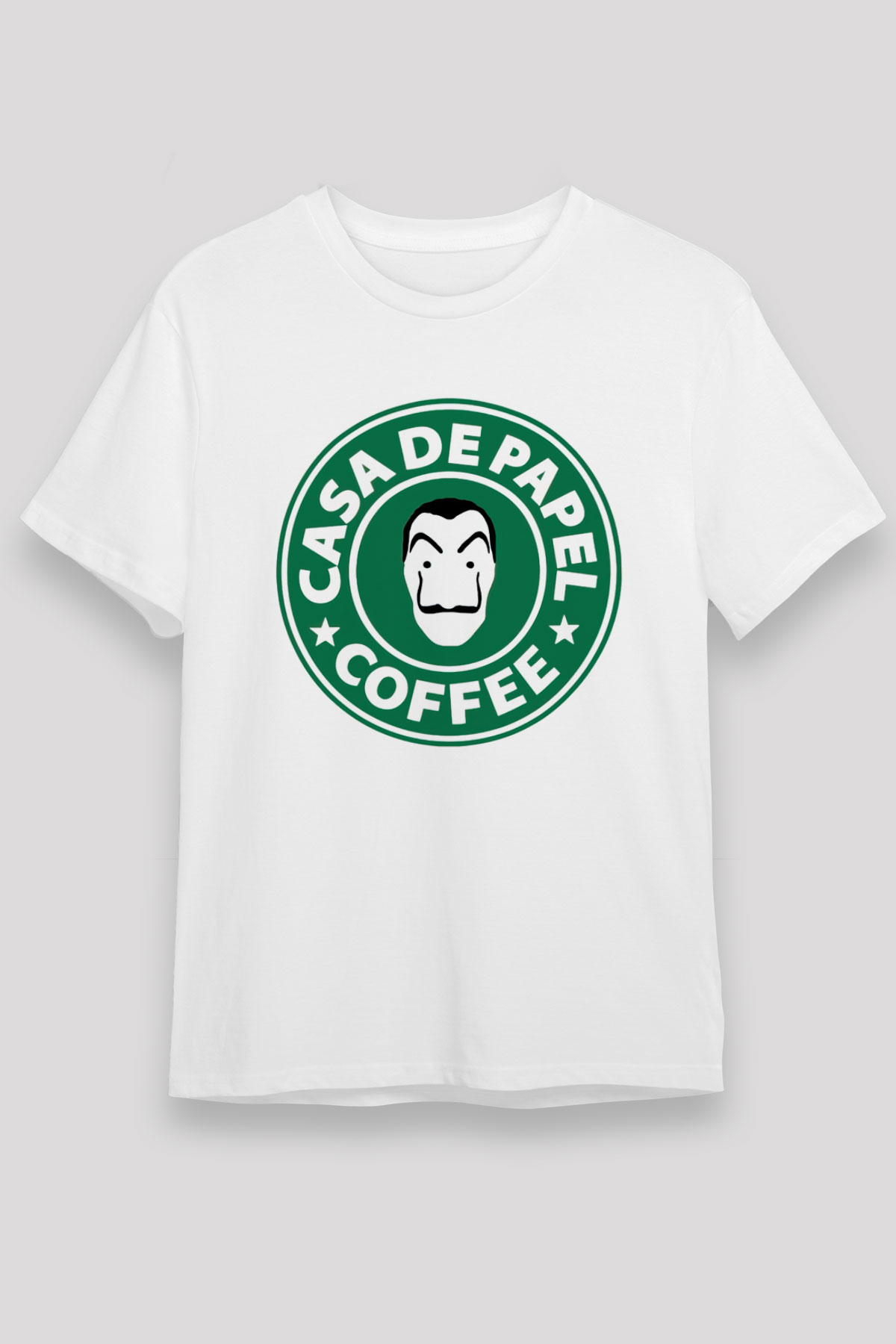 La casa de papel Beyaz Unisex Tişört T-Shirt