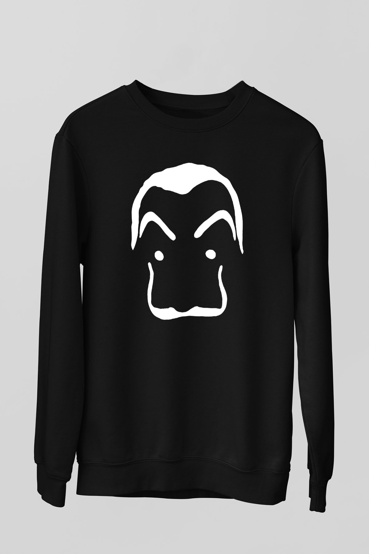 La casa de papel Siyah Unisex Sweatshirt