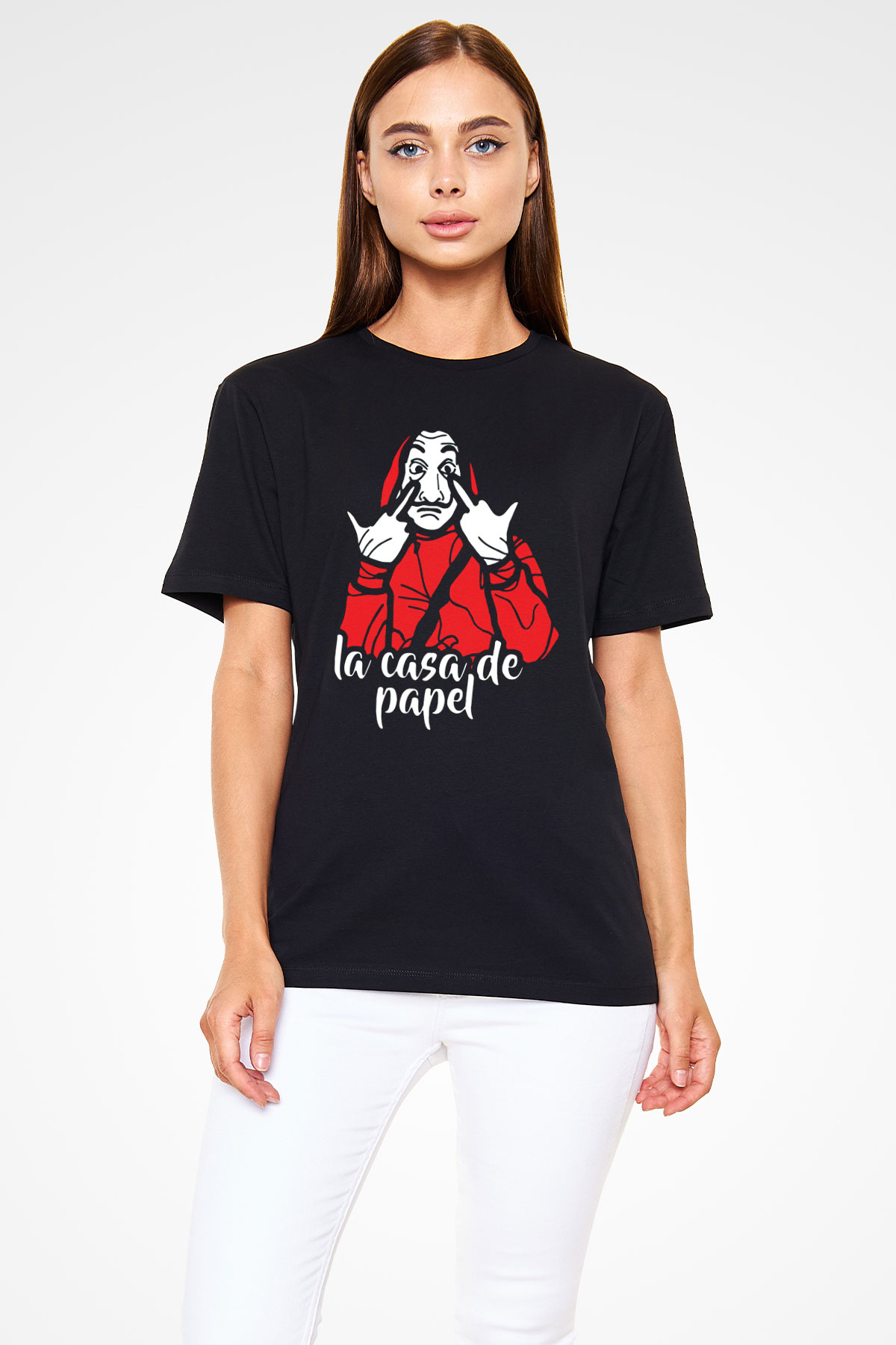 La casa de papel Siyah Unisex Tişört T-Shirt