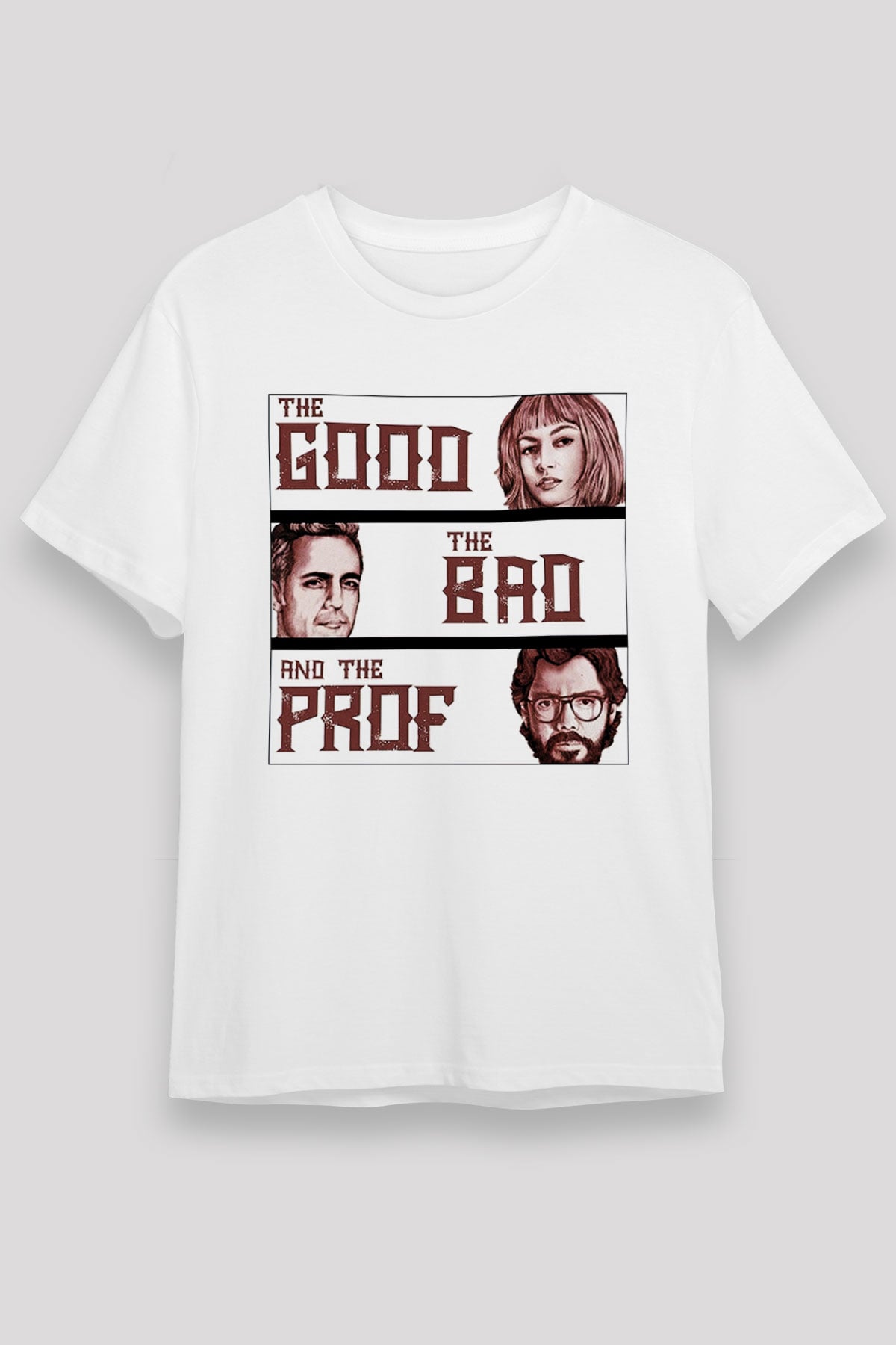 La casa de papel Siyah Unisex Tişört T-Shirt