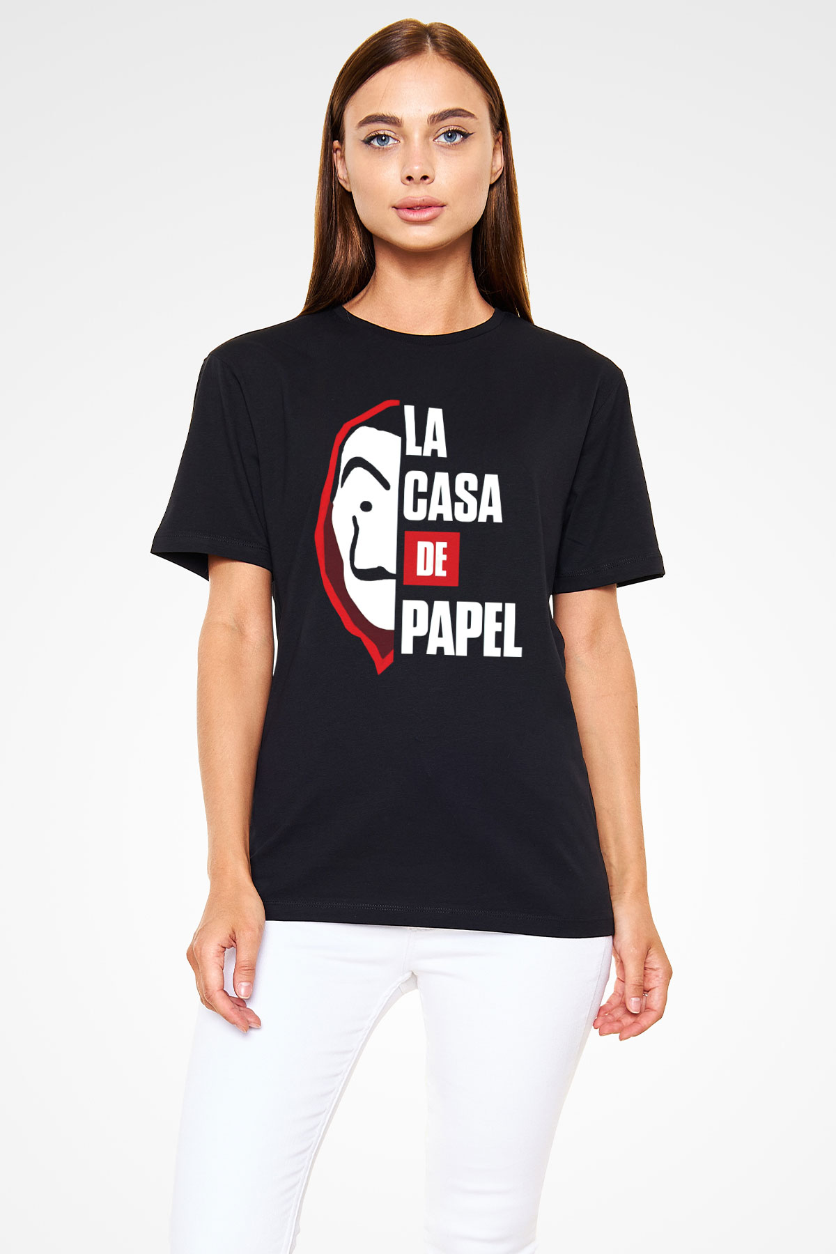 La casa de papel Siyah Unisex Tişört T-Shirt