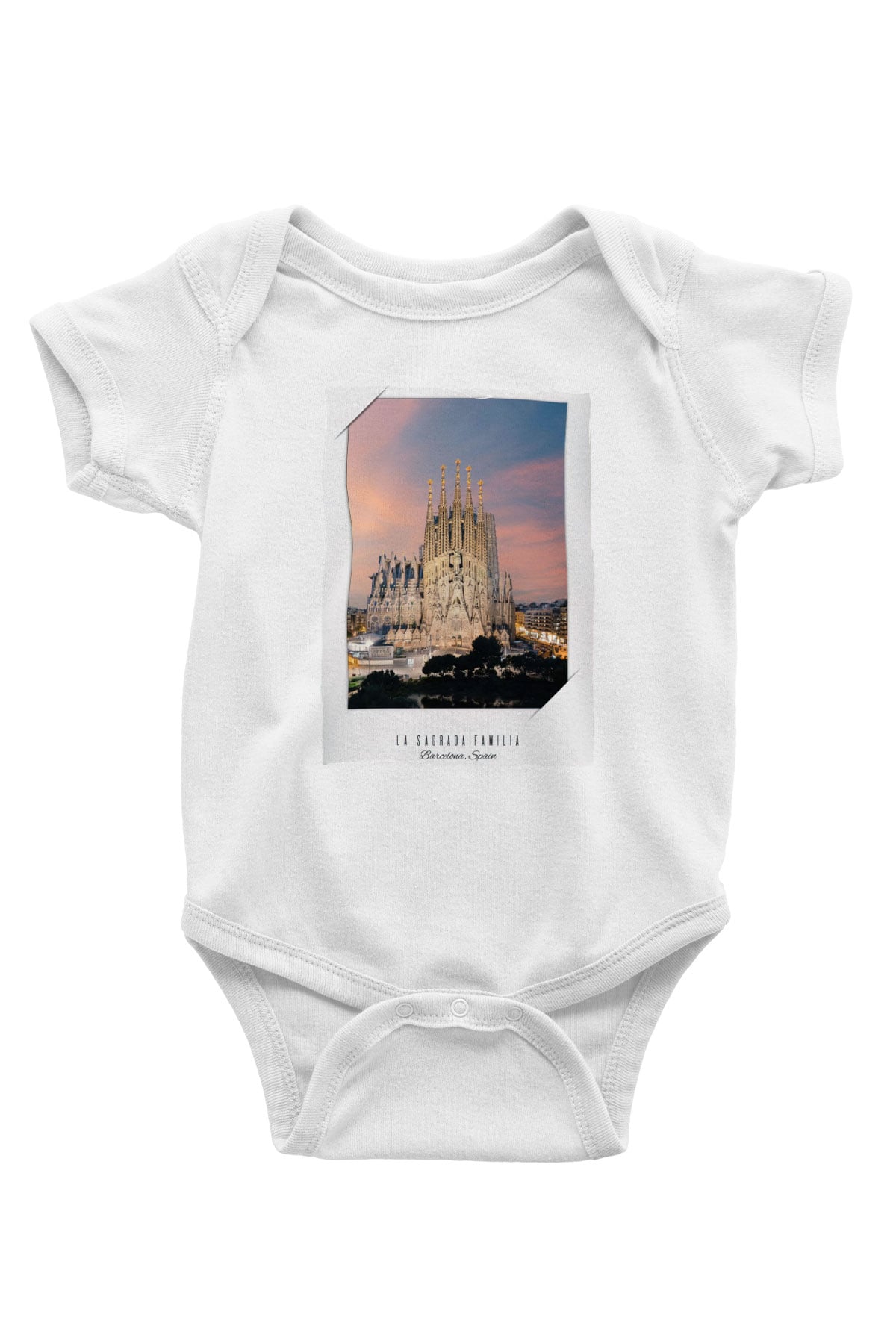 La Sagrada Familia Beyaz Bebek Body - Zıbın