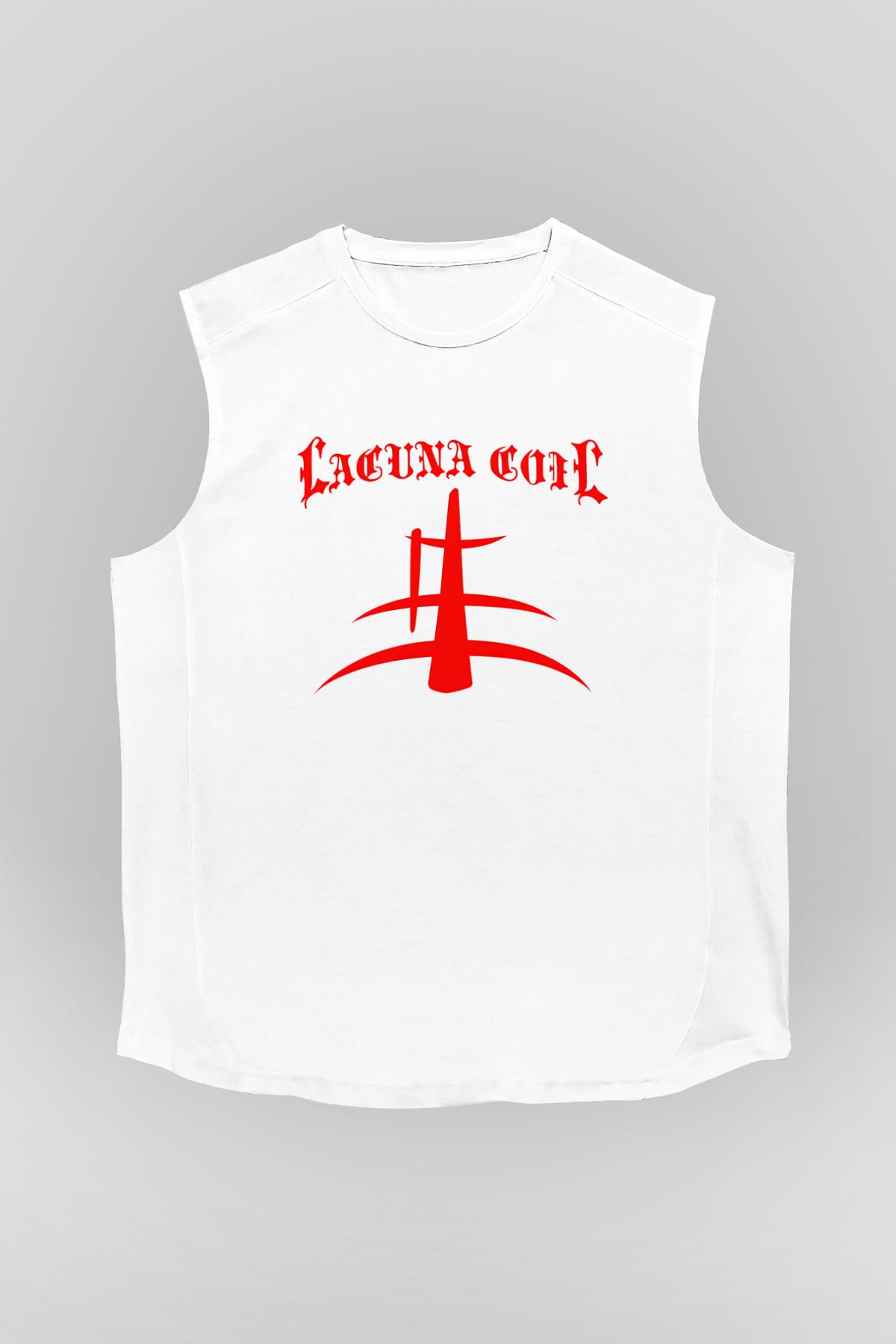 Lacuna Coil Beyaz Unisex Kolsuz Tişört